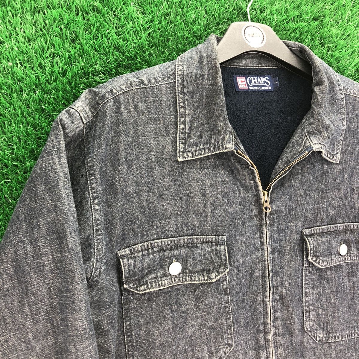 Ralph Lauren Vintage Chaps by Ralph Lauren Zipper Jacket Fleece Lining Size US L / EU 52-54 / 3 - 2 Thumbnail