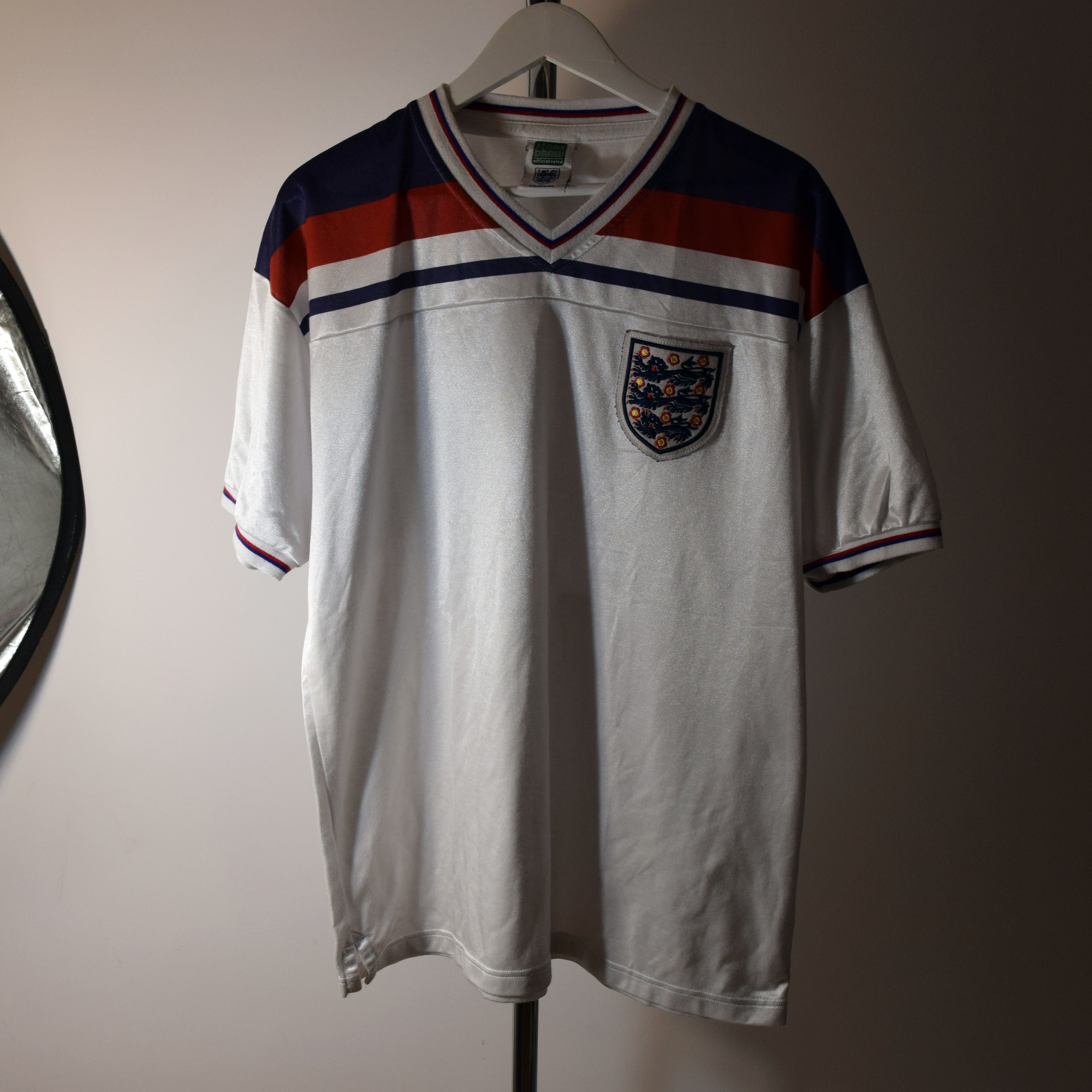 Vintage SCORE DRAW 90S VINTAGE HOME ENGLAND NATIONAL JERSEY UMBRO XL Size US XL / EU 56 / 4 - 4 Thumbnail