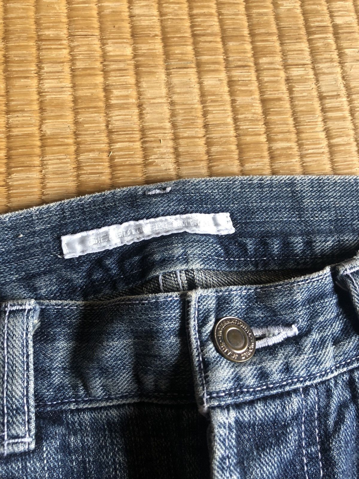 Diet Butcher Slim Skin Diet Butcher Slim Skin 🇯🇵 Distressed Grunge Denim Size US 32 / EU 48 - 5 Thumbnail