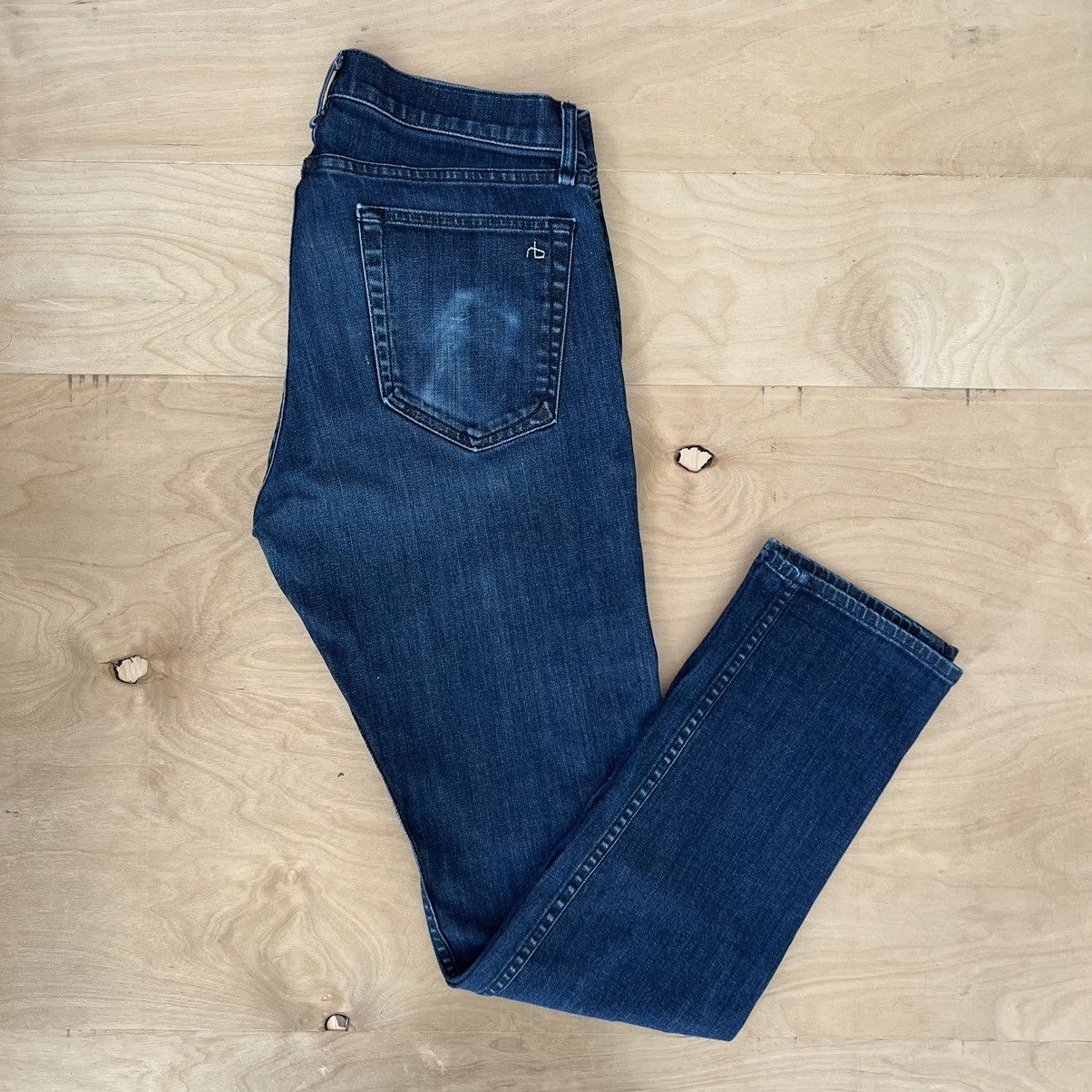 Rag & Bone Slim Jeans 33 Dark Wash Denim Casual Streetwear