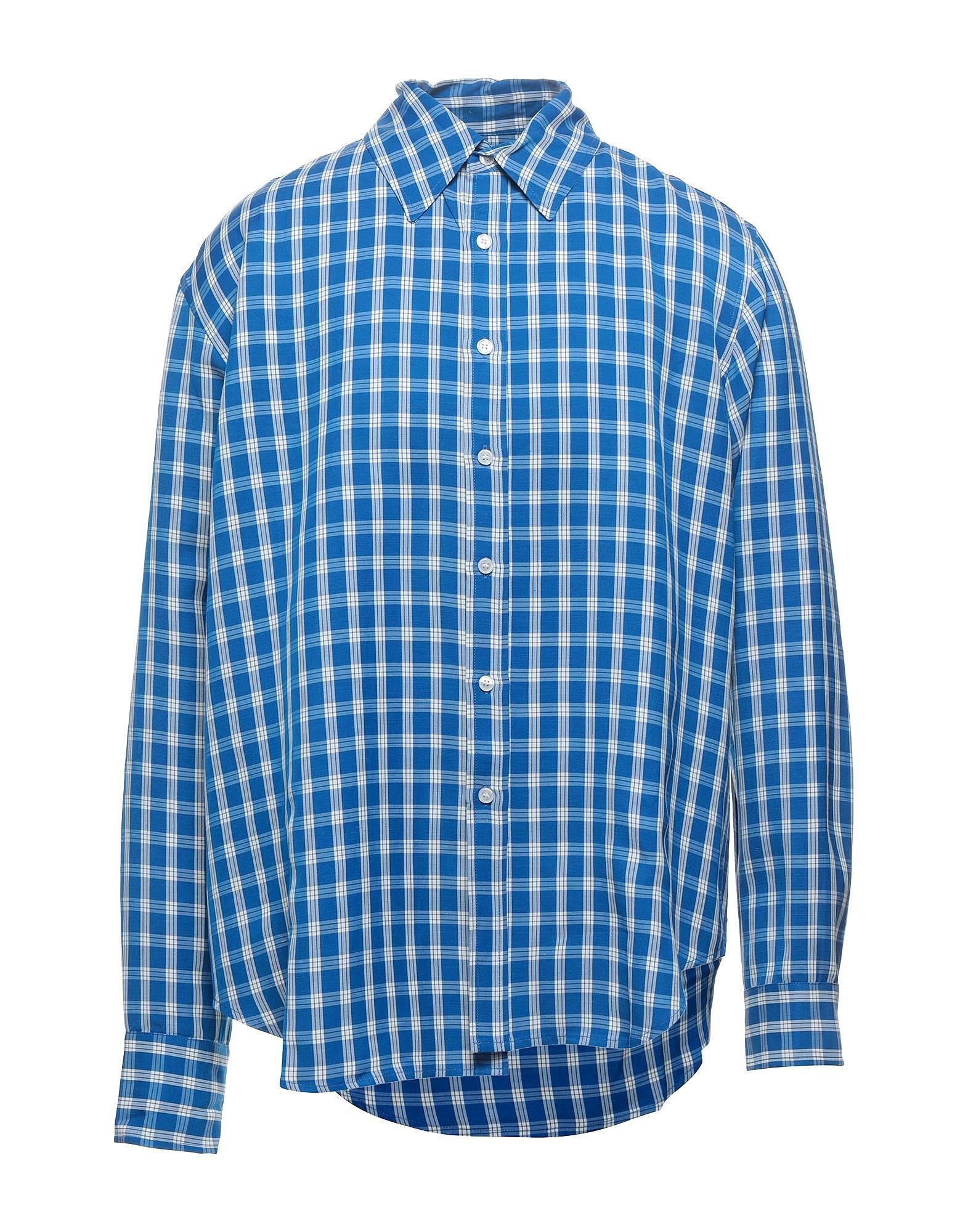 Martine Rose Checked Shirts in Bright blue Size US S / EU 44-46 / 1 - 1 Thumbnail