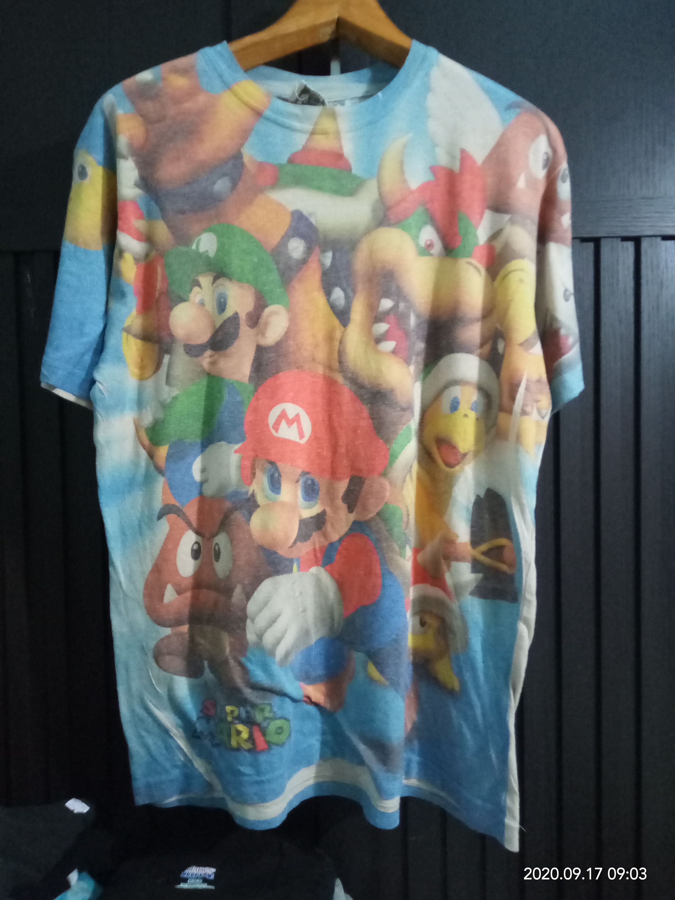 Cartoon Network Super Mario Bros Cartoon Movie games fashion ovp Size US L / EU 52-54 / 3 - 1 Thumbnail