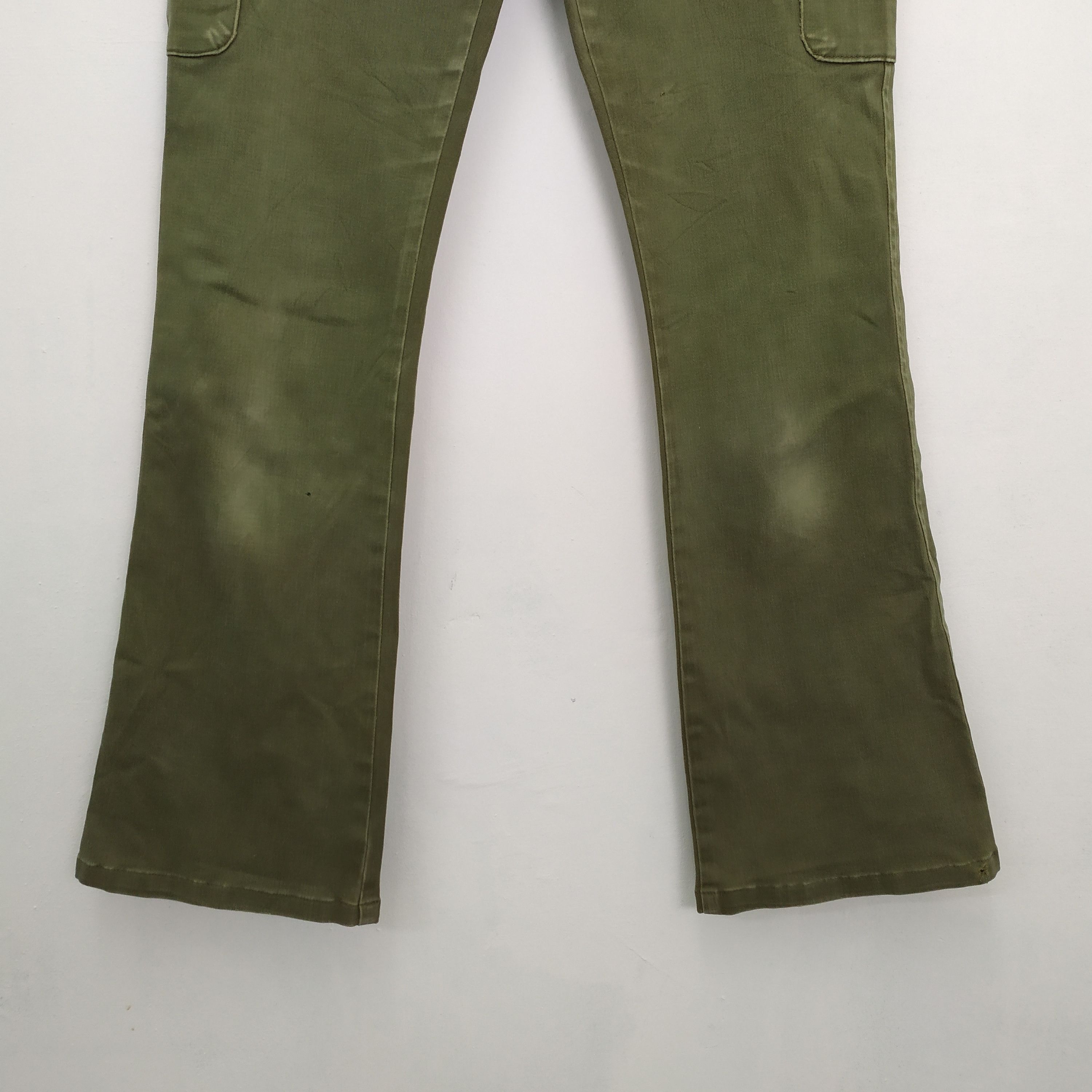 Japanese Brand DRUG STORE'S FLARED CARGO PANTS Size US 26 / EU 42 - 5 Thumbnail