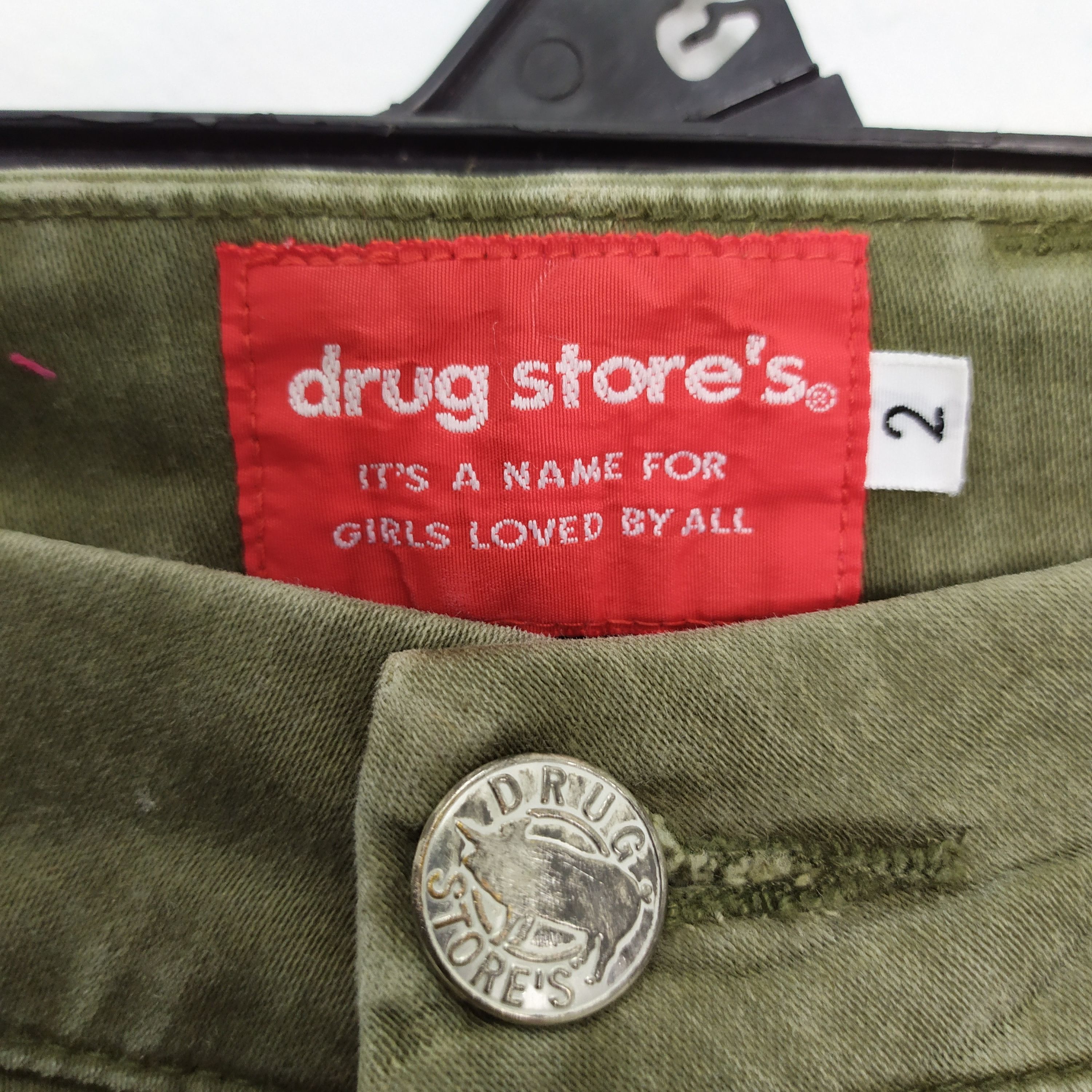 Japanese Brand DRUG STORE'S FLARED CARGO PANTS Size US 26 / EU 42 - 3 Thumbnail