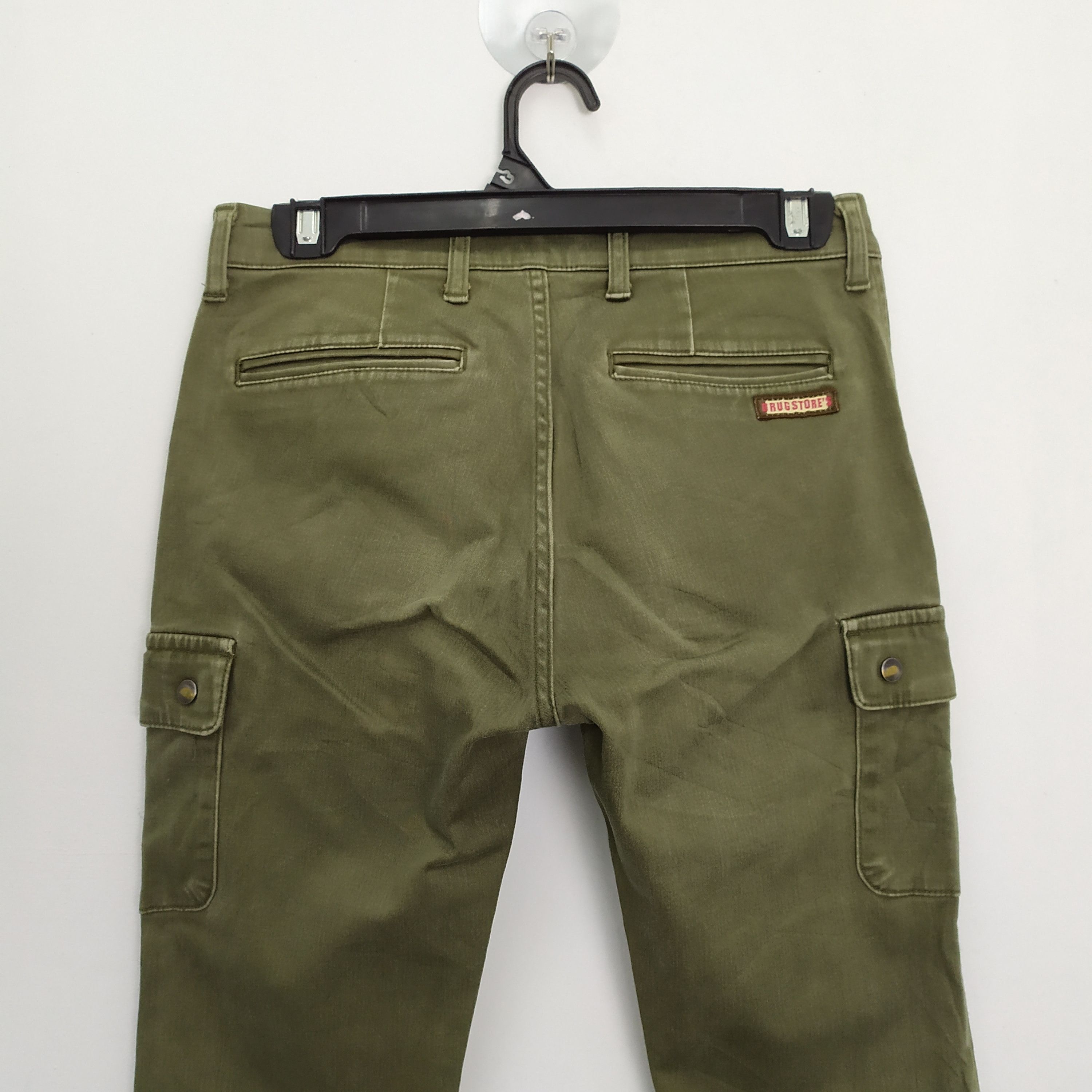 Japanese Brand DRUG STORE'S FLARED CARGO PANTS Size US 26 / EU 42 - 8 Thumbnail