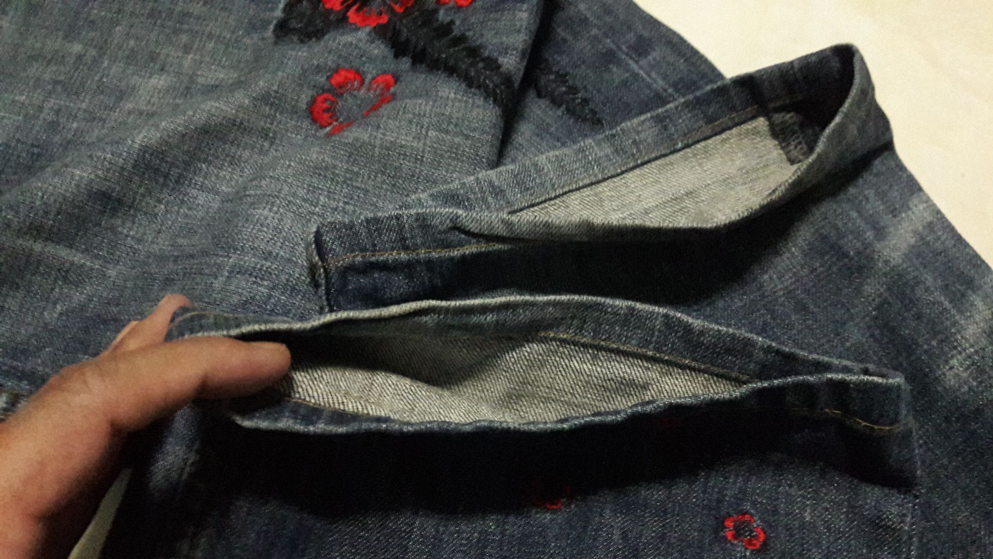 Japanese Brand Vintage TK Denim with Sakura embroidery sukajan Size US 36 / EU 52 - 5 Thumbnail