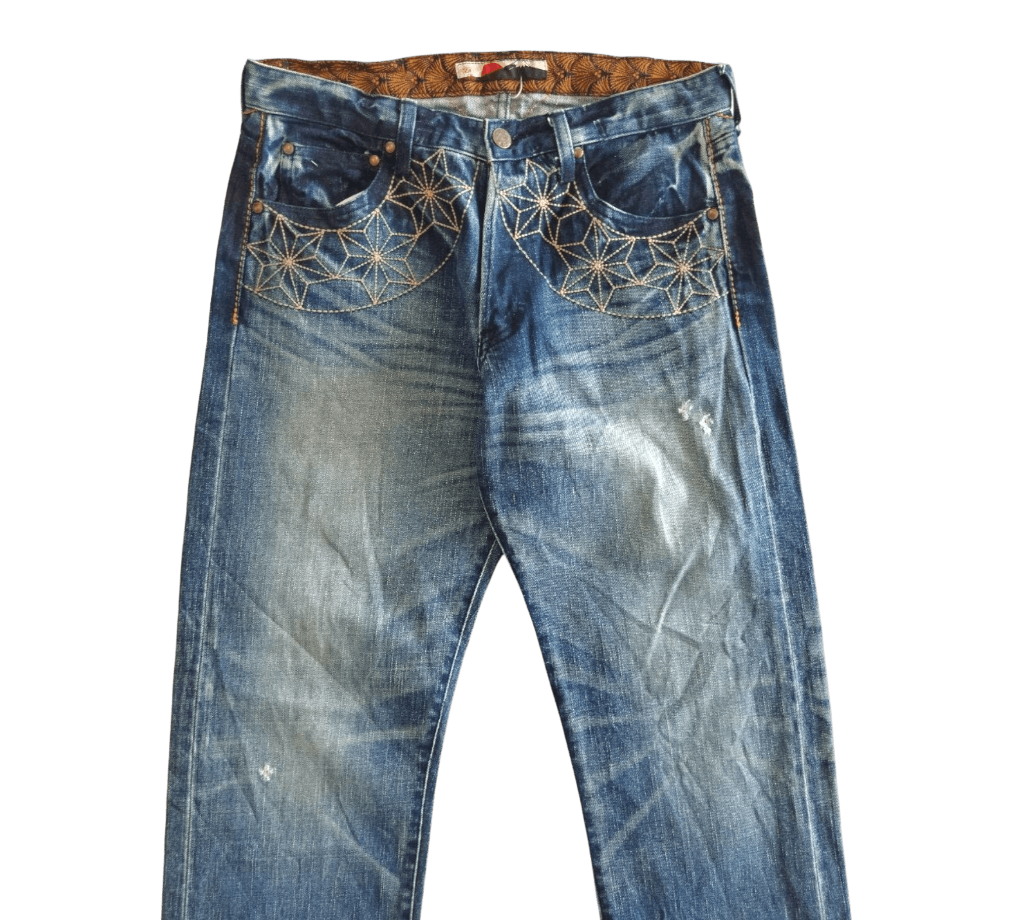 Japanese Brand Gemstone Japan Embroidery Jeans Size US 30 / EU 46 - 2 Thumbnail