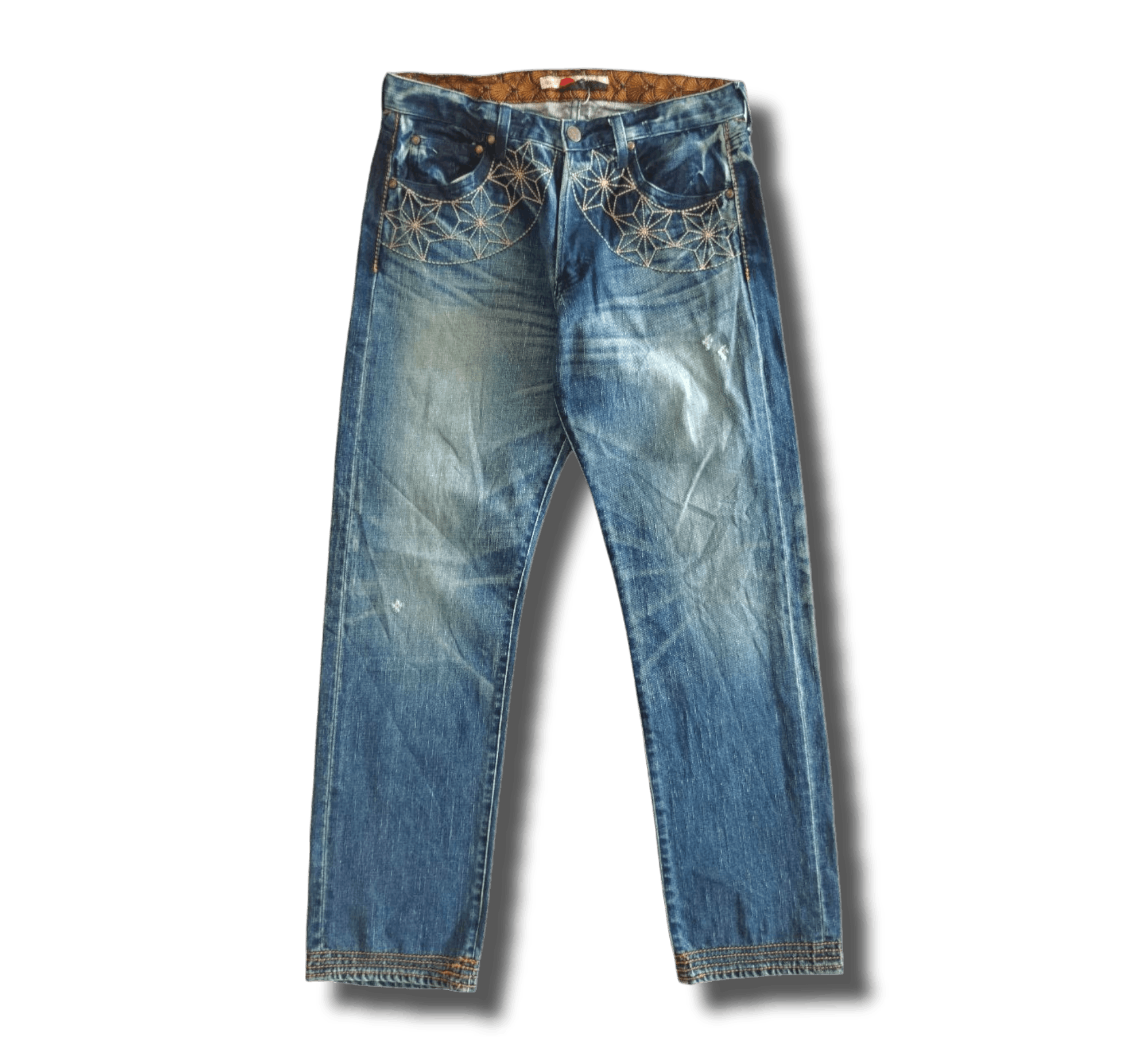 Japanese Brand Gemstone Japan Embroidery Jeans Size US 30 / EU 46 - 1 Thumbnail