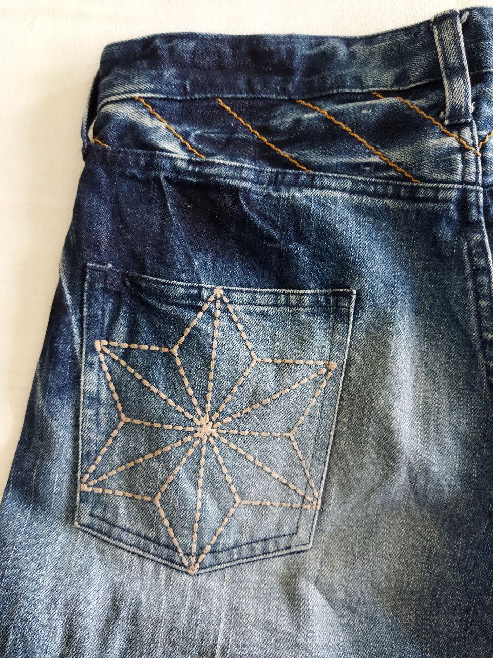 Japanese Brand Gemstone Japan Embroidery Jeans Size US 30 / EU 46 - 7 Thumbnail