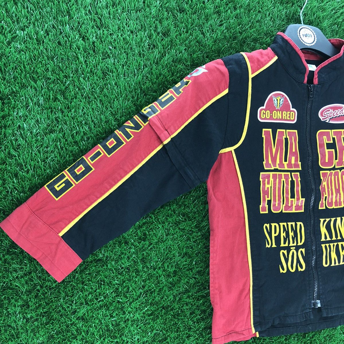 Anime × Japanese Brand Vintage Bandai GO-ON-RED Zip up Shirts Longsleeve Size US XXS / EU 40 - 2 Thumbnail