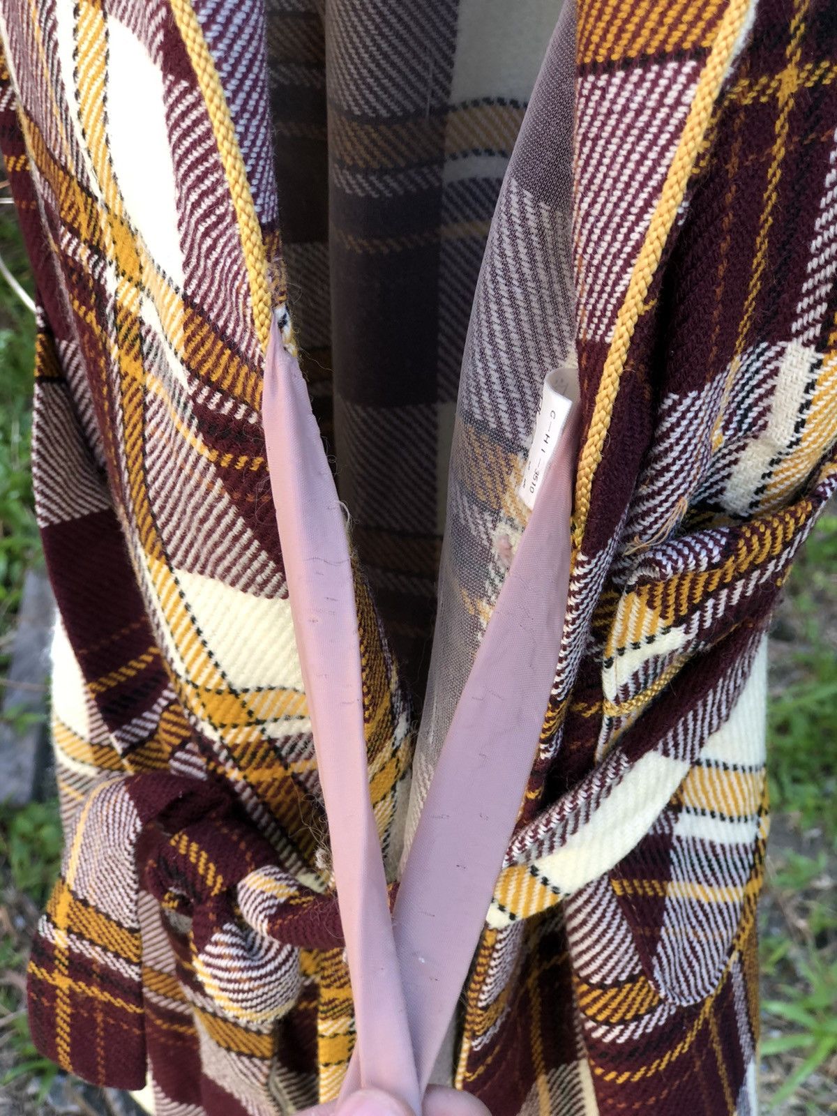 Japanese Brand Vintage 90's Bathrope/Nightwear Tartan Checkered Size US L / EU 52-54 / 3 - 10 Thumbnail