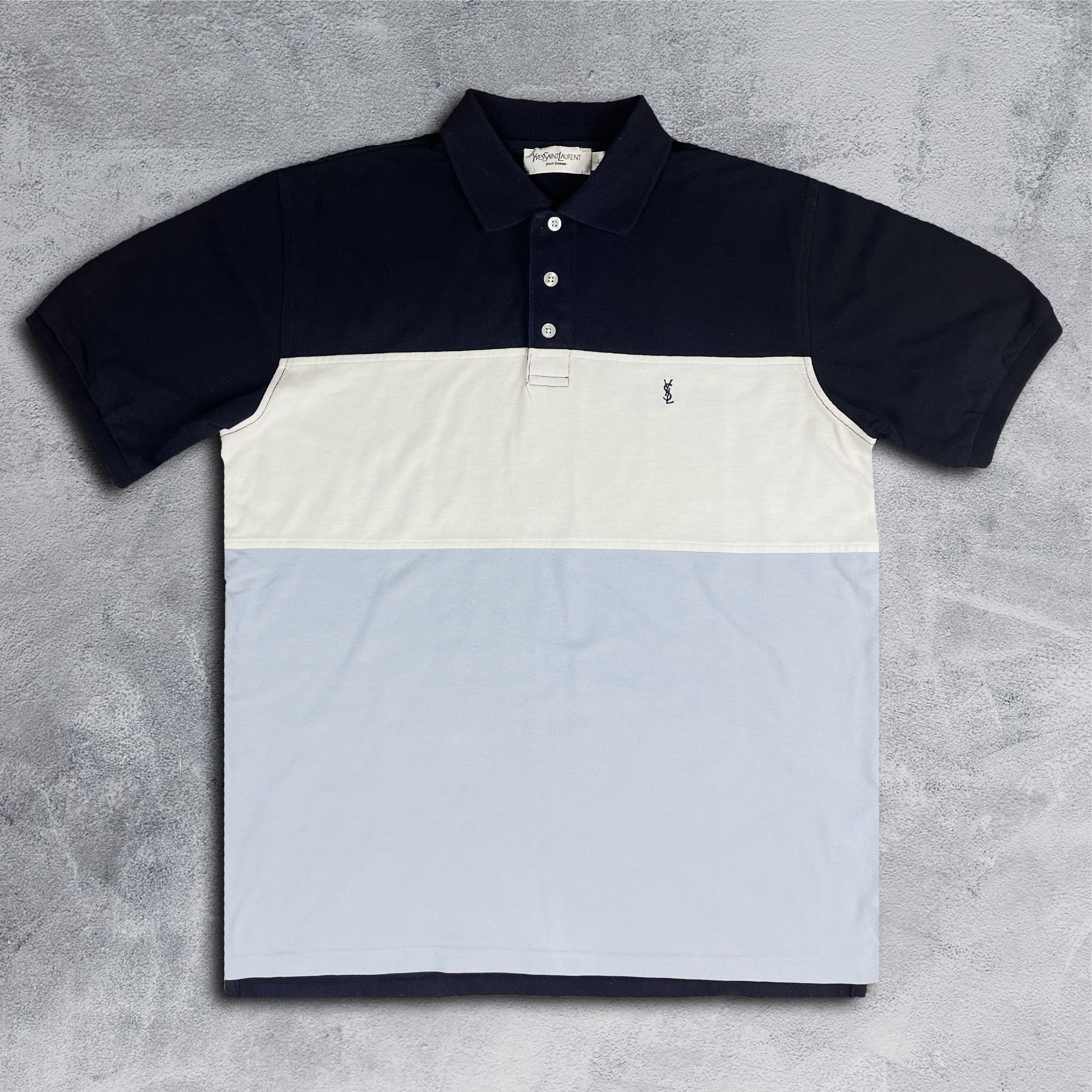 Vintage × Yves Saint Laurent Yves Saint Laurent Vintage Polo Shirt Size US M / EU 48-50 / 2 - 1 Thumbnail