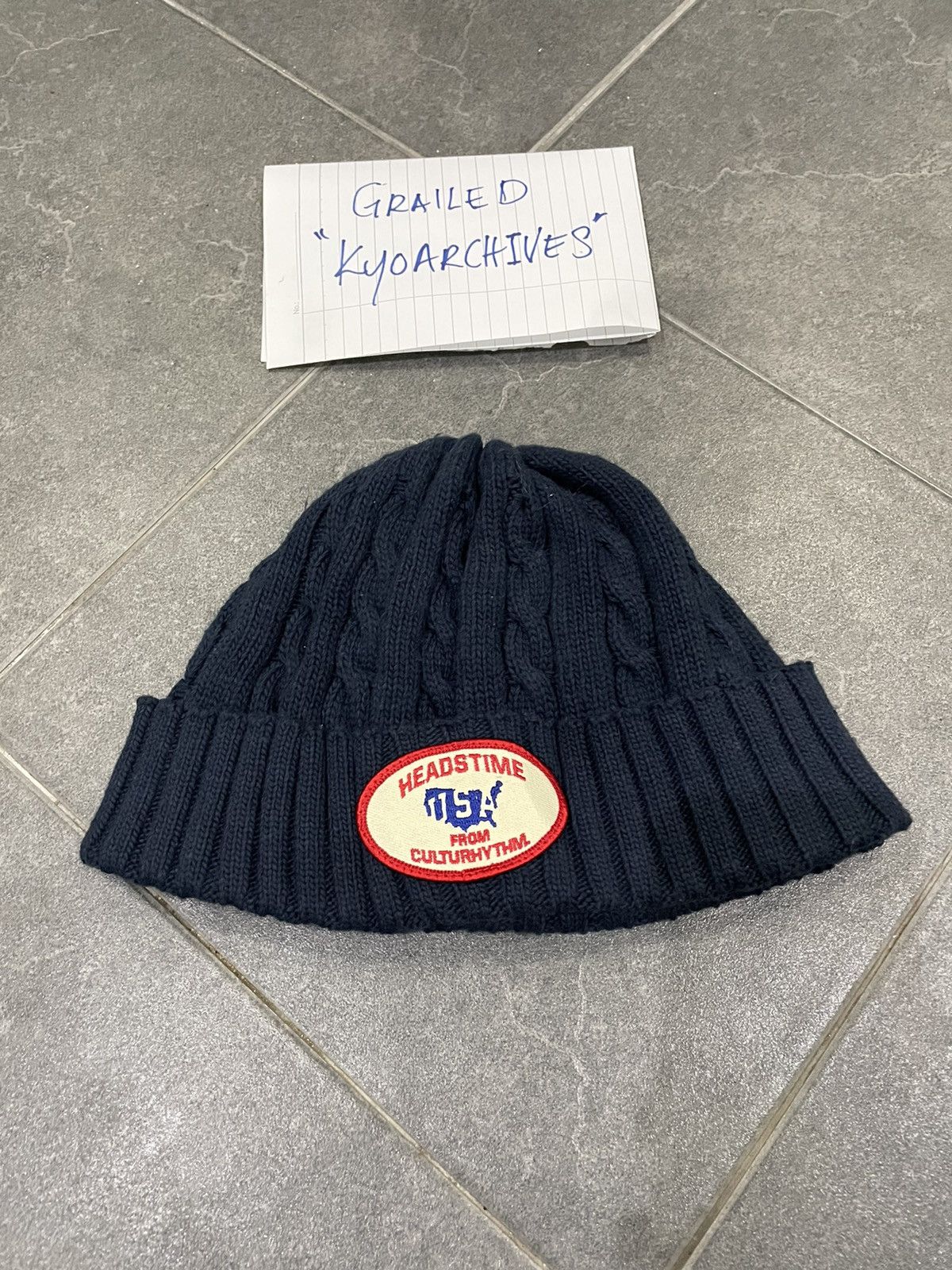 Vintage HEADSTIME FROM CULTURHYTHYM BEANIE Size ONE SIZE - 1 Thumbnail