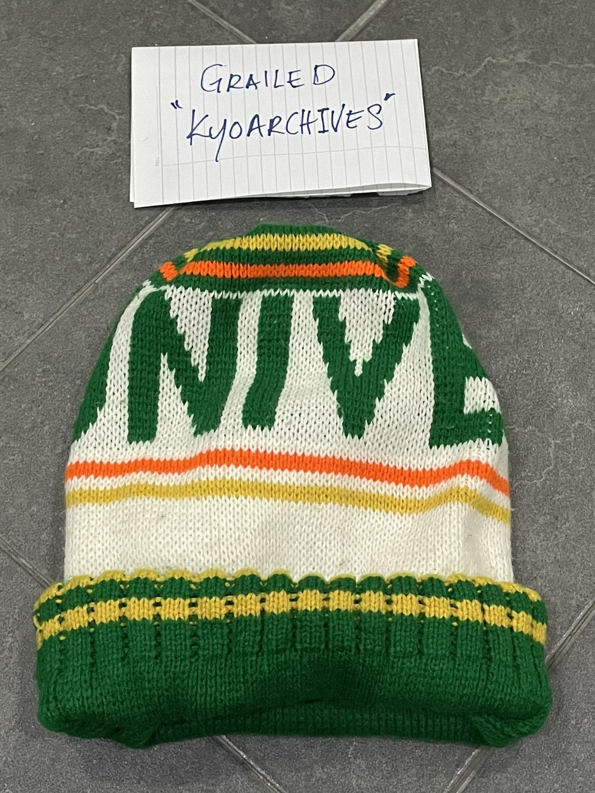 Vintage VINTAGE UNIVERSITY BEANIE Size ONE SIZE - 2 Thumbnail