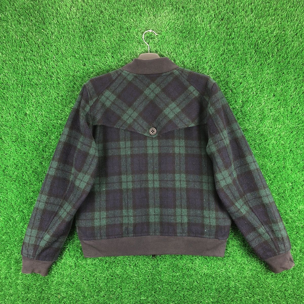 Japanese Brand Vintage Wool Bomber Jacket Style Tartan by Stopoverairline Size US M / EU 48-50 / 2 - 4 Thumbnail