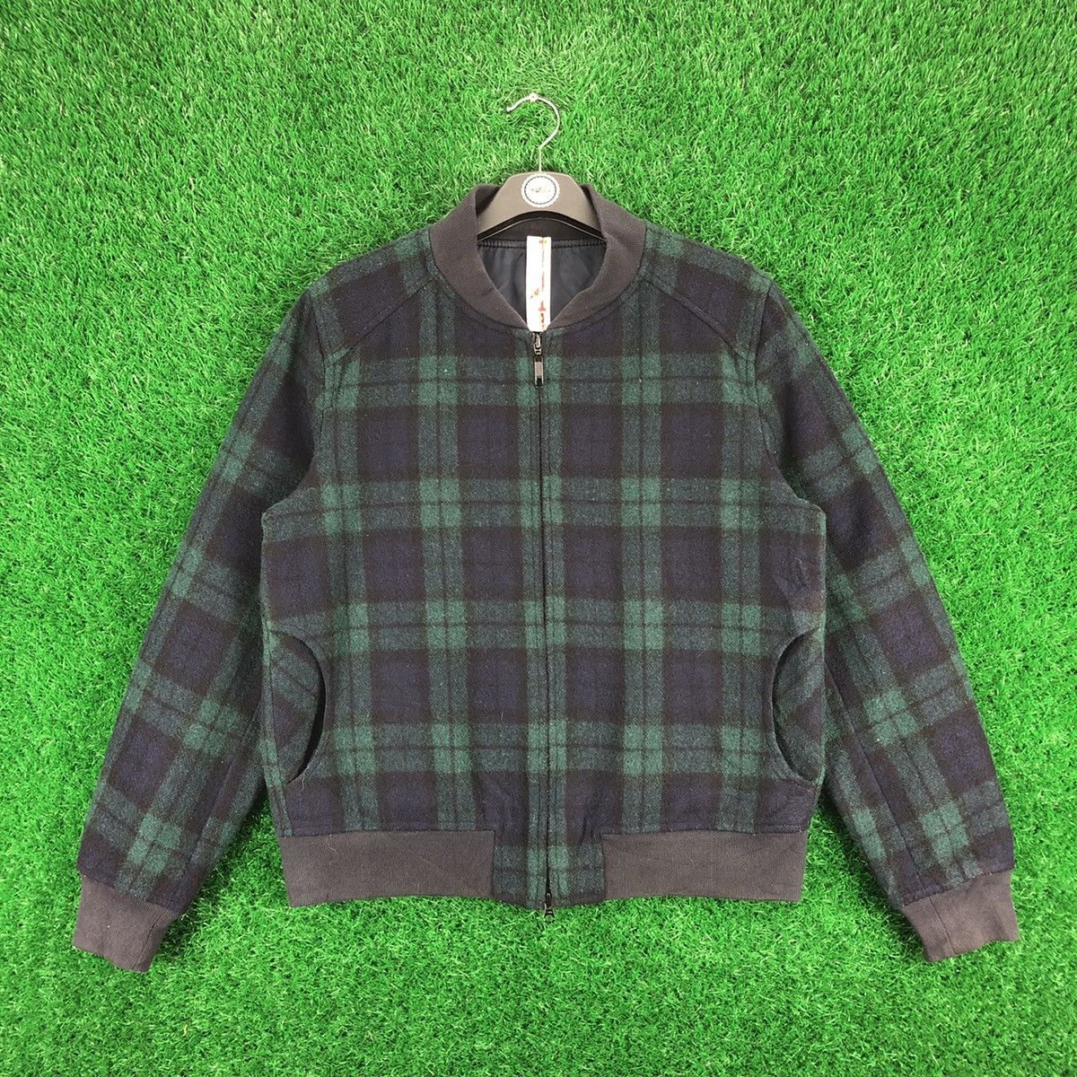 J. Press × Japanese Brand × Vintage J.Press wool Harrington Plaid