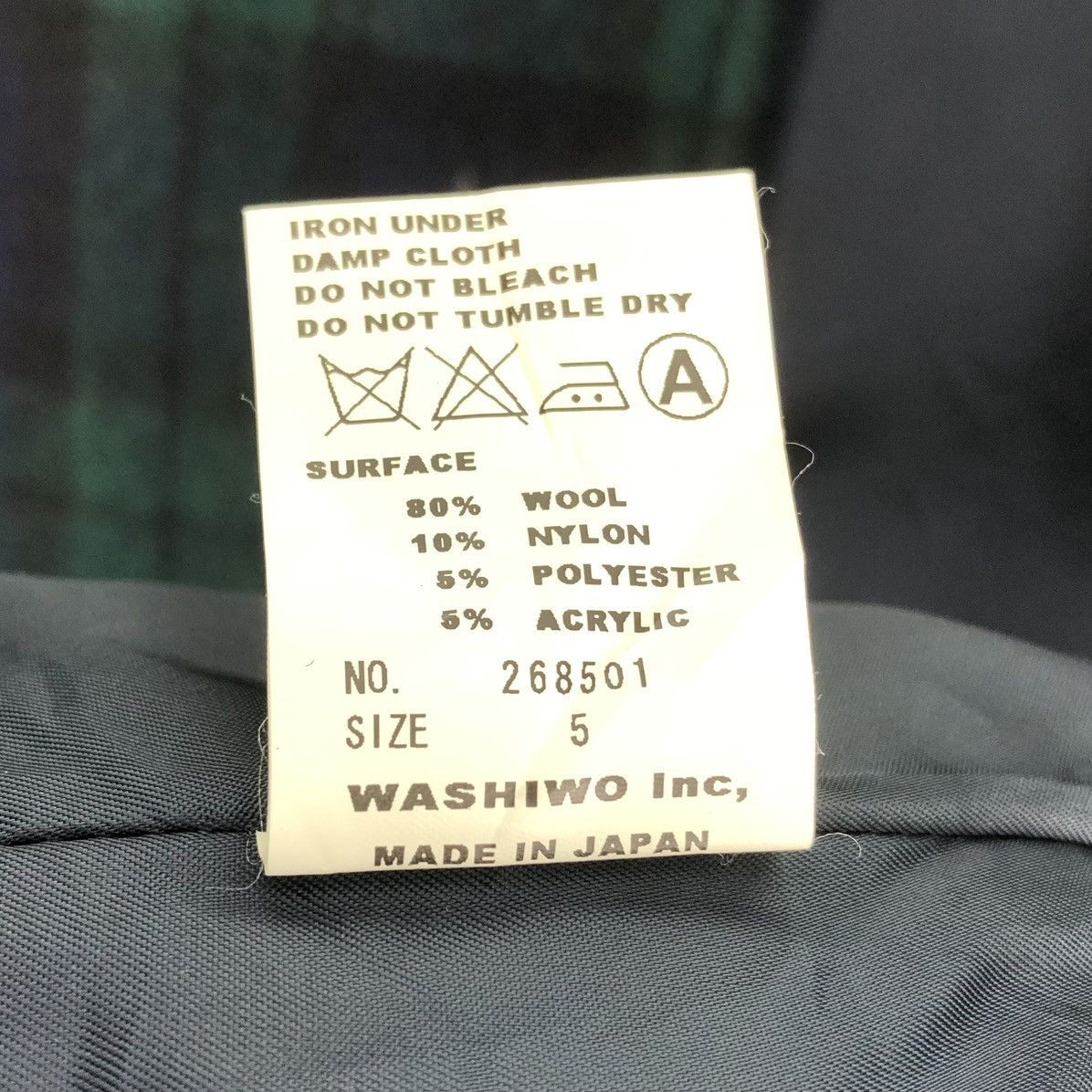 Japanese Brand Vintage Wool Bomber Jacket Style Tartan by Stopoverairline Size US M / EU 48-50 / 2 - 15 Thumbnail