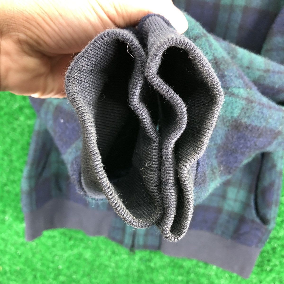 Japanese Brand Vintage Wool Bomber Jacket Style Tartan by Stopoverairline Size US M / EU 48-50 / 2 - 10 Thumbnail