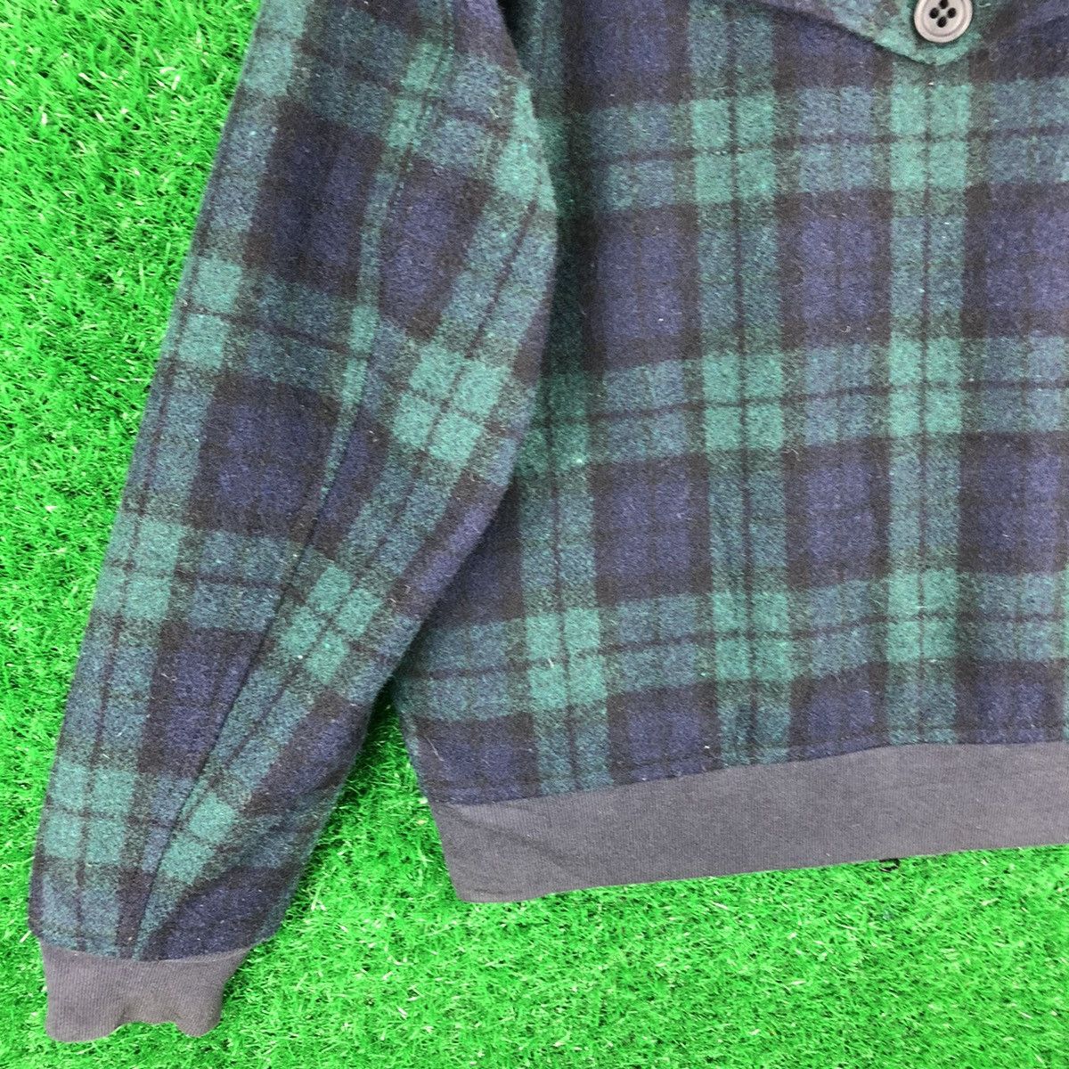 Japanese Brand Vintage Wool Bomber Jacket Style Tartan by Stopoverairline Size US M / EU 48-50 / 2 - 6 Thumbnail