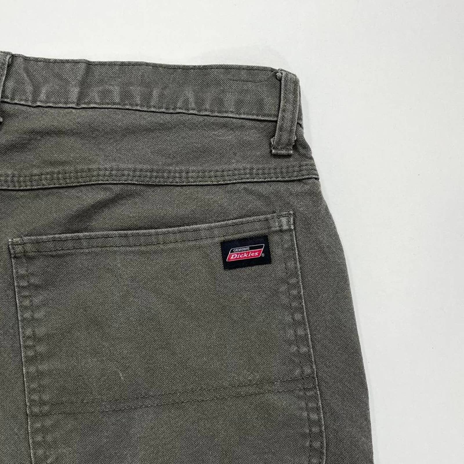 Dickies Vintage 1990s Sage Green Dickies Carpenter Pants Size US 36 / EU 52 - 4 Thumbnail