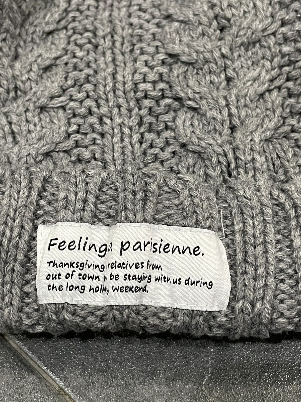 Japanese Brand FEELING A PARISIENNE BEANIE Size ONE SIZE - 2 Thumbnail