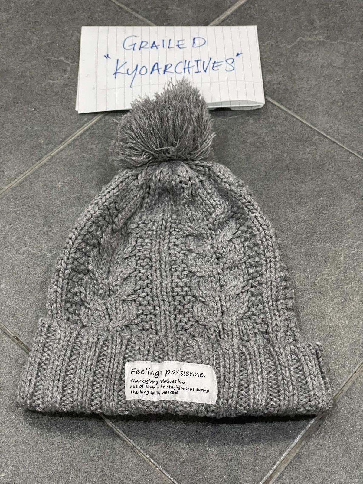 Japanese Brand FEELING A PARISIENNE BEANIE Size ONE SIZE - 1 Thumbnail