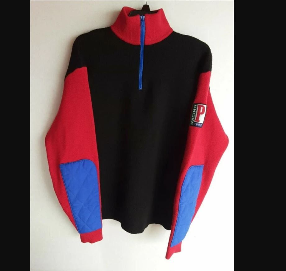 Polo Ralph Lauren Vintage Polo Ralph Lauren P Racing Knit Medium Size US M / EU 48-50 / 2 - 8 Thumbnail