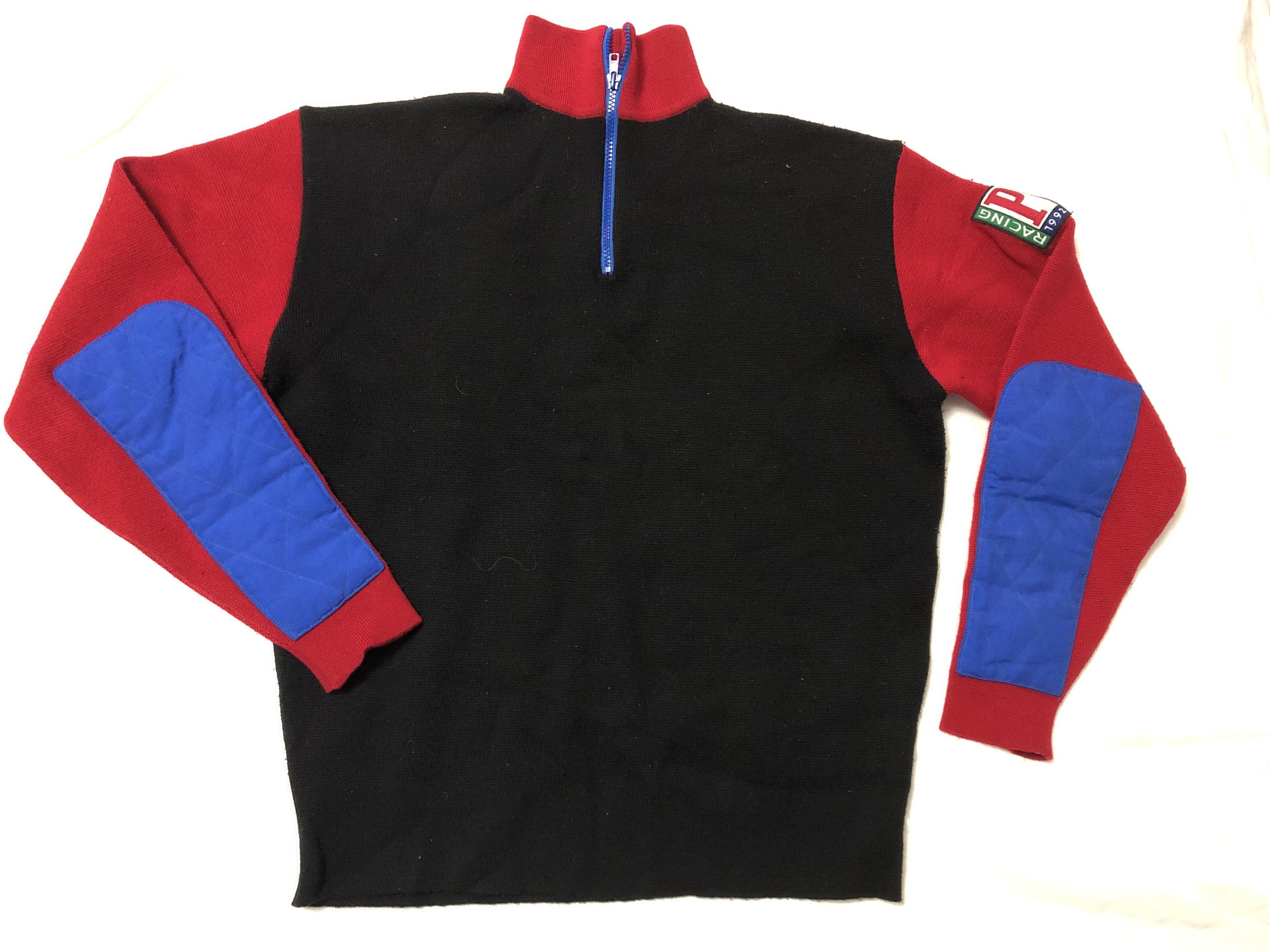 Vintage Polo Ralph Lauren P Racing Knit Medium