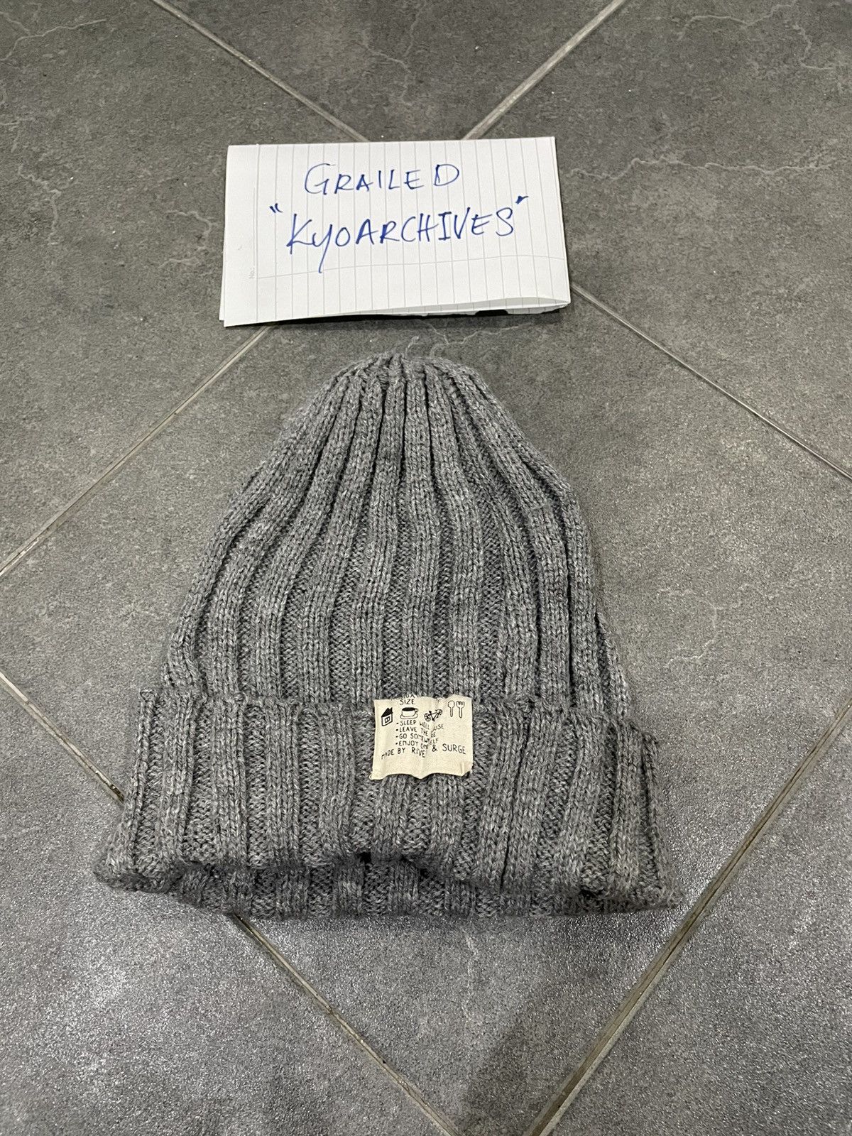 Japanese Brand RIVET & SURGE BEANIE Size ONE SIZE - 1 Thumbnail