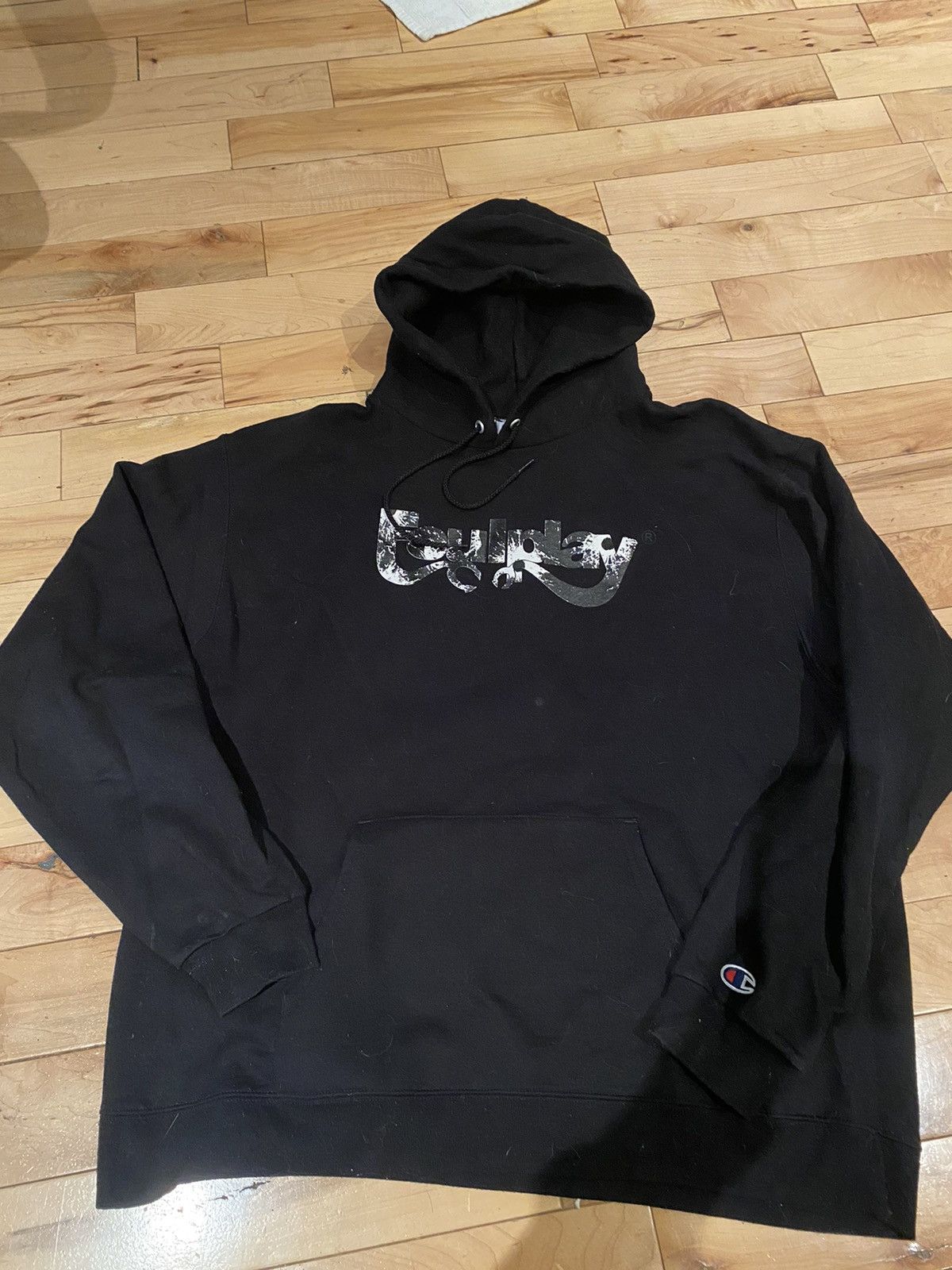 Foulplay Company Bulletproof Glass Wordmark Logo Champion Hoodie Size US XL / EU 56 / 4 - 1 Thumbnail
