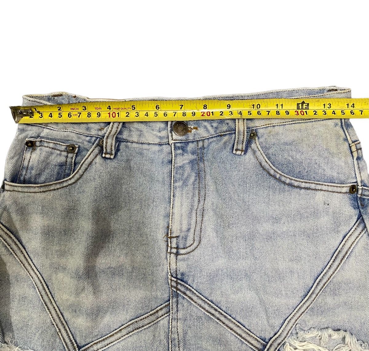 Other Vintage Japanese Brand Bondage Style Distressed Skirt Size 28" / US 6 / IT 42 - 9 Thumbnail