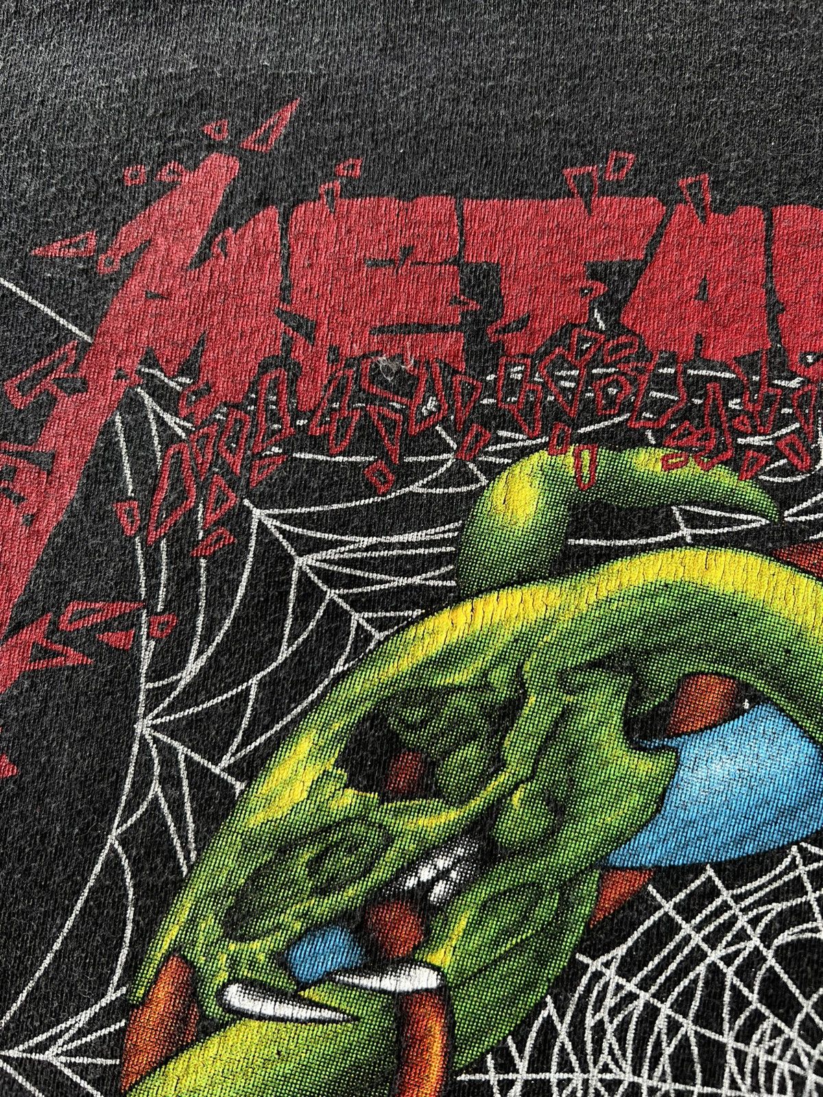 Band Tees Vintage 90s Metallica The Struggle Within Bootleg Black Tee Size US M / EU 48-50 / 2 - 5 Thumbnail