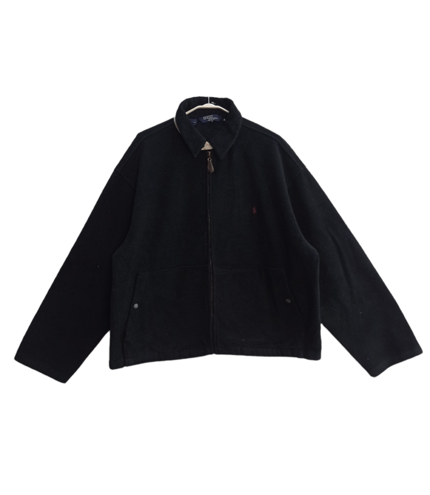 Polo Ralph Lauren Vintage Polo Ralph Lauren Fleece Zipper Jacket Size US L / EU 52-54 / 3 - 1 Thumbnail