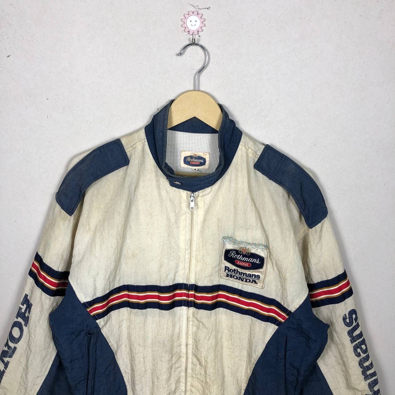 Honda Iconic 80s Rothmans Honda Racing Sweater Jacket Motorcycle Size US M / EU 48-50 / 2 - 3 Thumbnail
