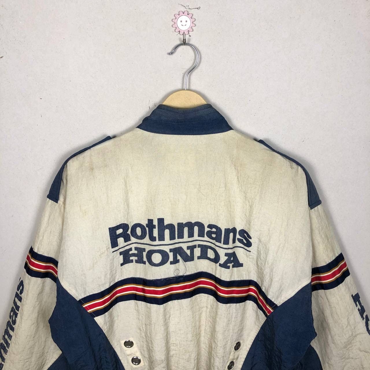 Honda Iconic 80s Rothmans Honda Racing Sweater Jacket Motorcycle Size US M / EU 48-50 / 2 - 14 Thumbnail