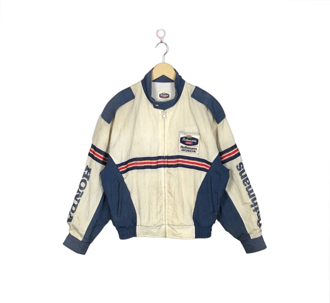 Honda Iconic 80s Rothmans Honda Racing Sweater Jacket Motorcycle Size US M / EU 48-50 / 2 - 2 Thumbnail