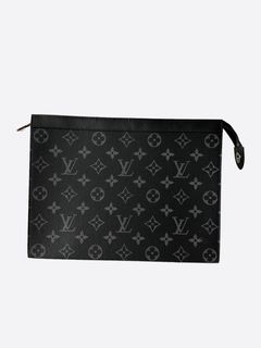 Auth Brand NEW Louis Vuitton Pochette Voyage MM Damier Graphite Pixel Canvas  Bag