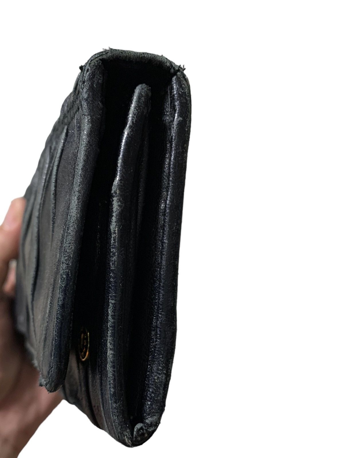 Prada Vintage Prada Nappa Gaufre Continental Bifold Leather Wallet Size ONE SIZE - 9 Thumbnail
