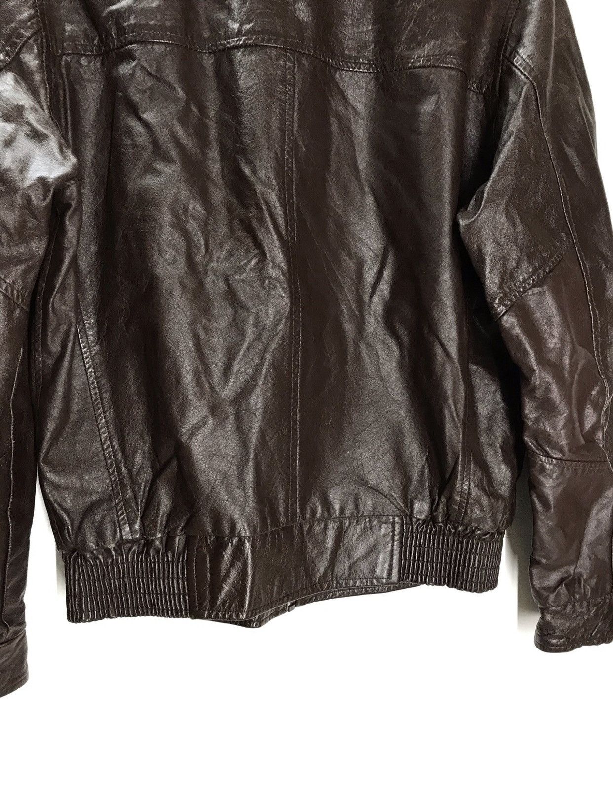 Sears × Vintage 🔥 Sears The Men’s Store Pour Homme Brown Leather Jacket Size US M / EU 48-50 / 2 - 7 Thumbnail