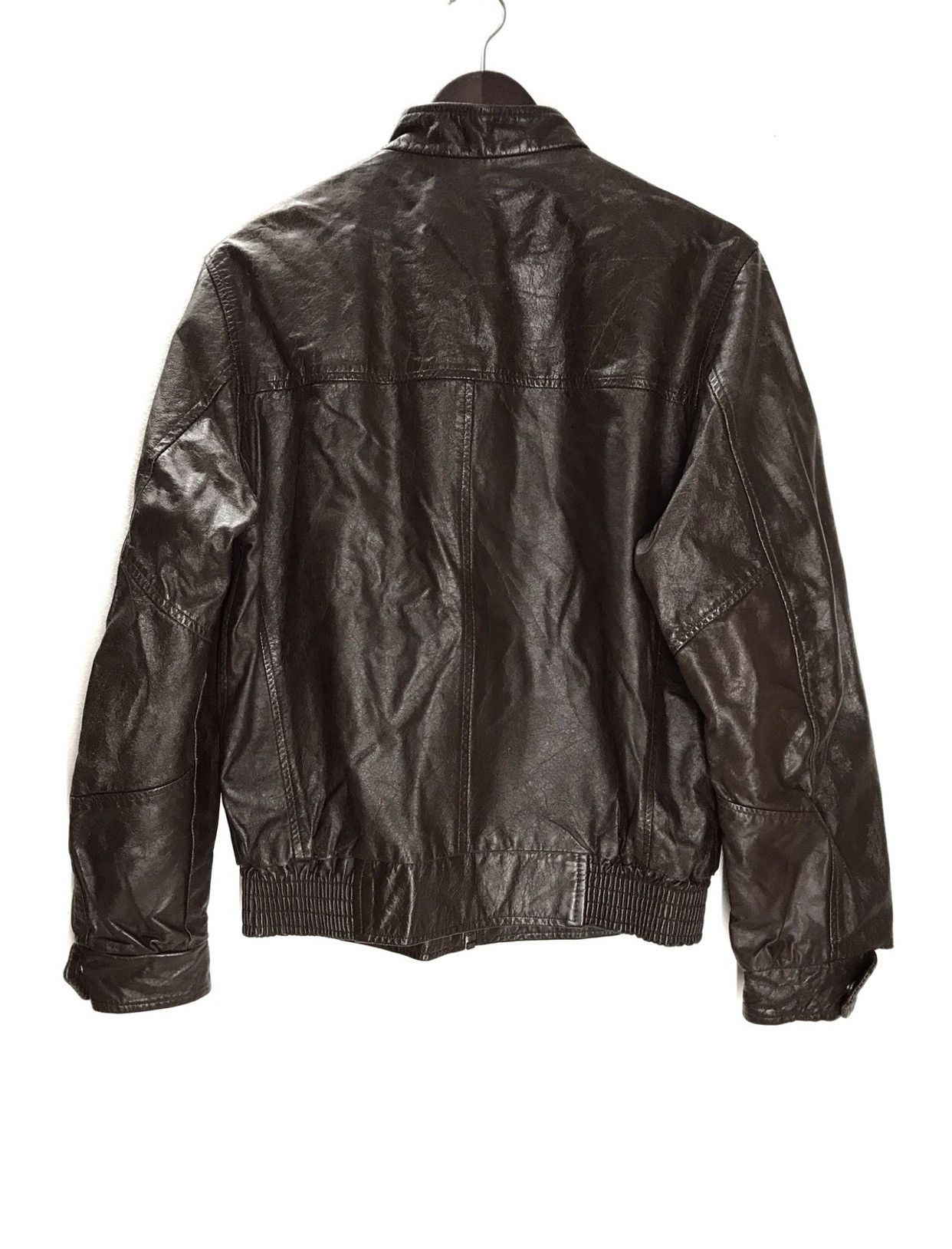 Sears × Vintage 🔥 Sears The Men’s Store Pour Homme Brown Leather Jacket Size US M / EU 48-50 / 2 - 6 Thumbnail