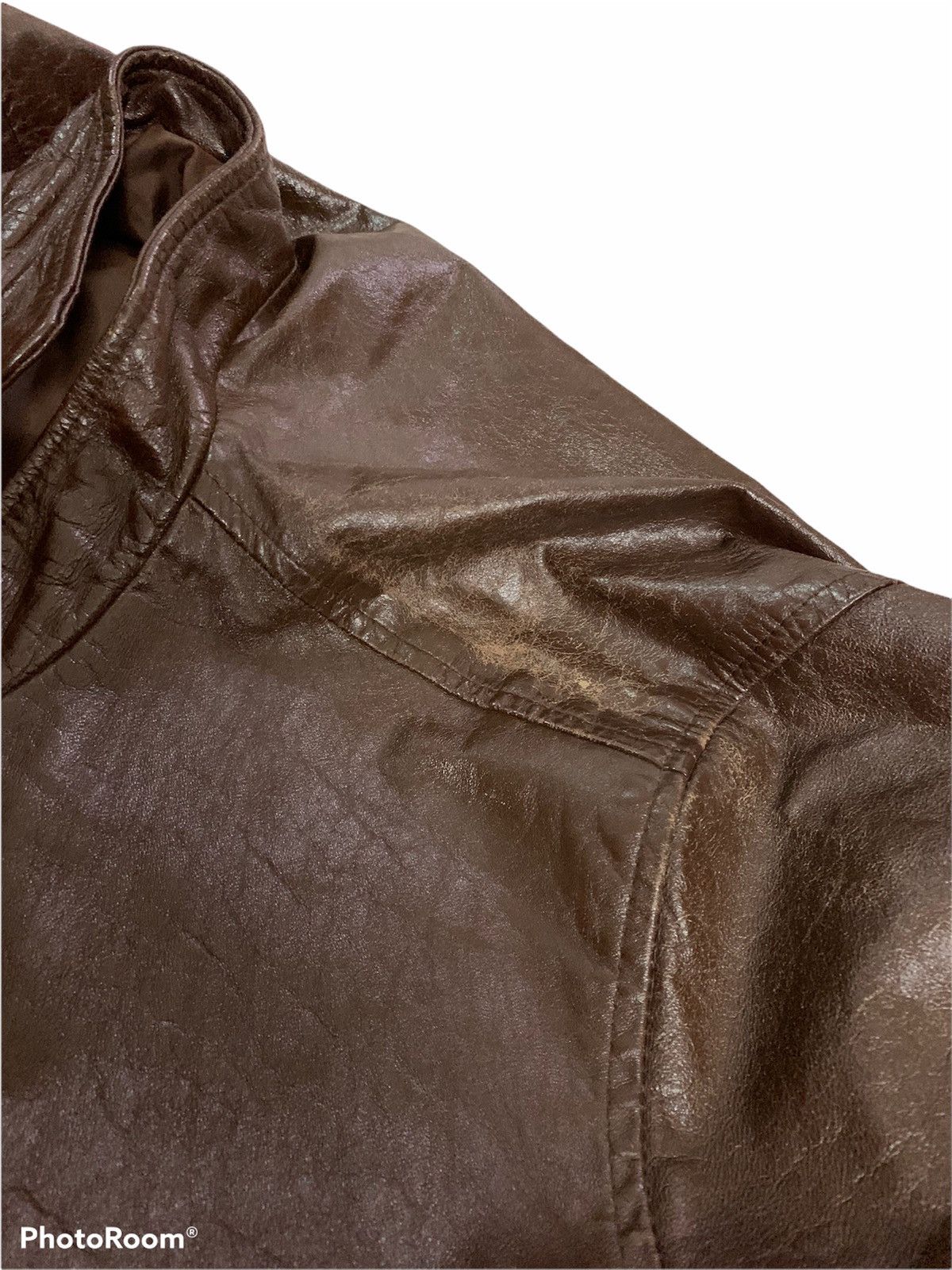 Sears × Vintage 🔥 Sears The Men’s Store Pour Homme Brown Leather Jacket Size US M / EU 48-50 / 2 - 10 Thumbnail