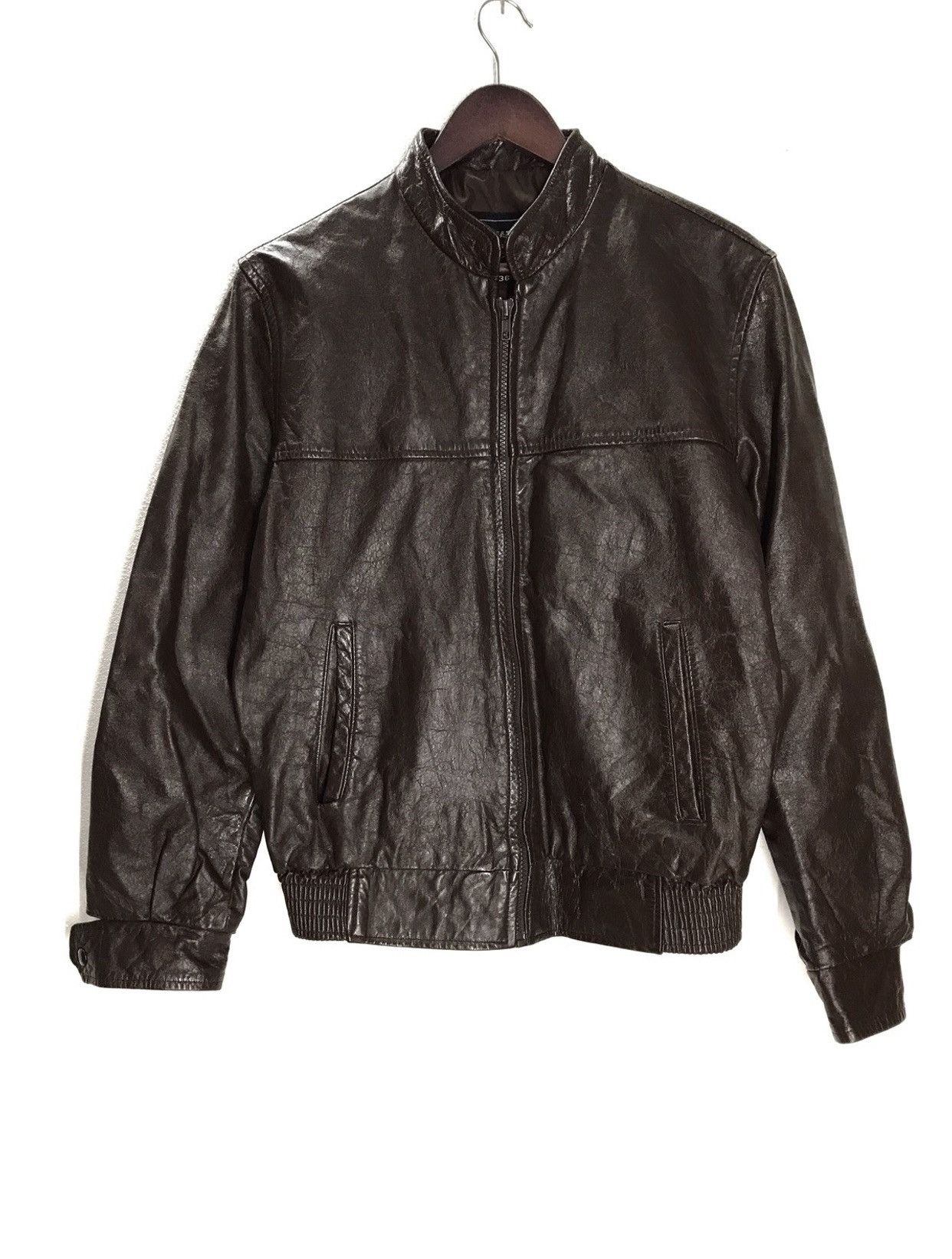 Sears × Vintage 🔥 Sears The Men’s Store Pour Homme Brown Leather Jacket Size US M / EU 48-50 / 2 - 3 Thumbnail