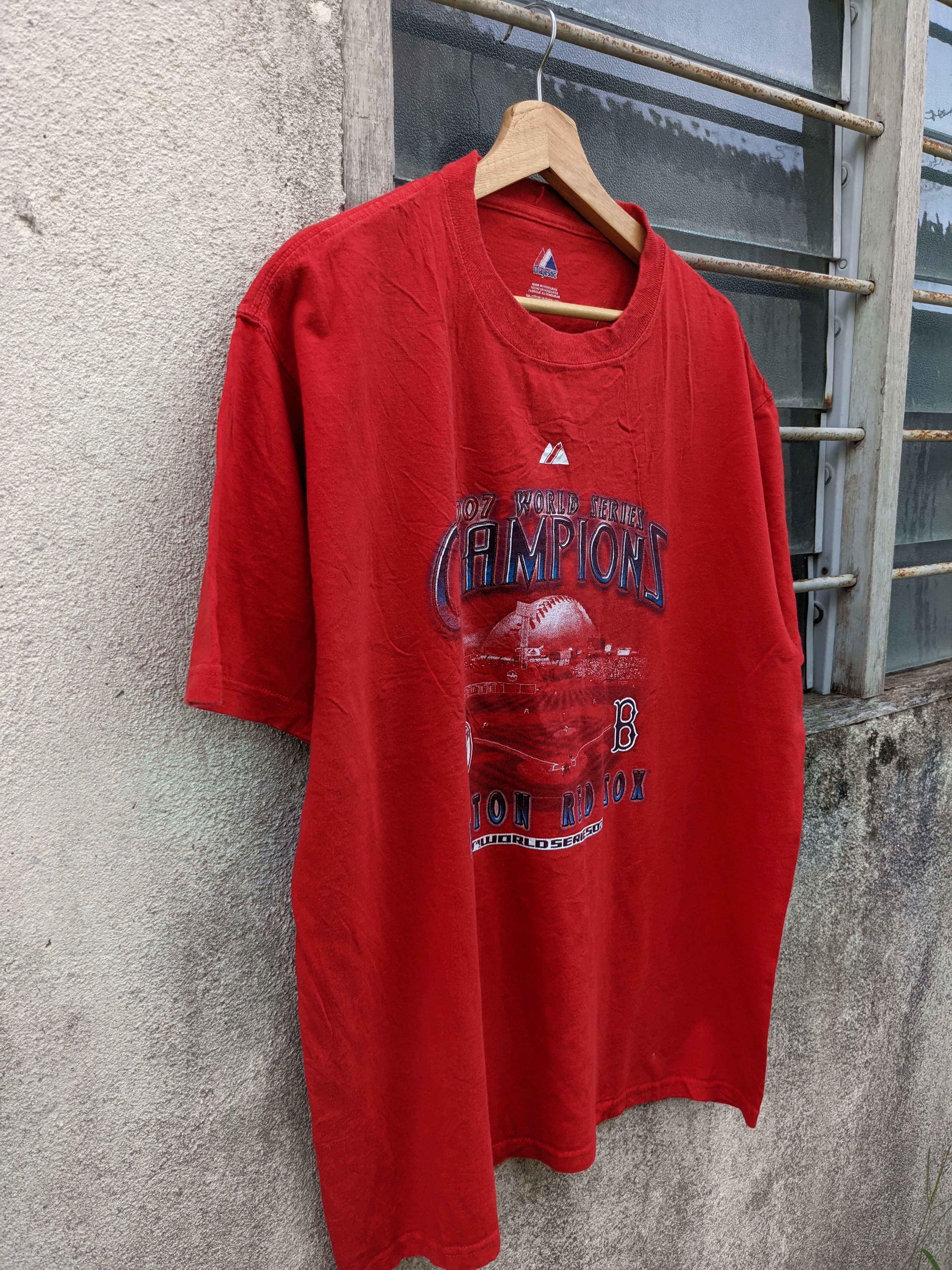 MLB × Majestic × Vintage ⚡️Final drop⚡️ Majestic Boston Red Sox Champion 2007 Size US L / EU 52-54 / 3 - 4 Thumbnail