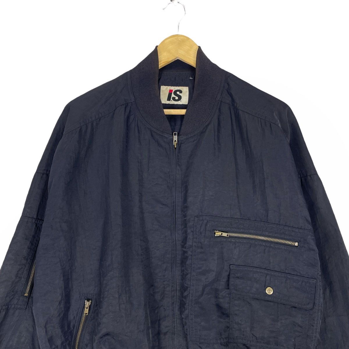 Issey Miyake ⚡️80s ISSEY MIYAKE BOMBER ZIPPER JACKET Size US M / EU 48-50 / 2 - 12 Thumbnail