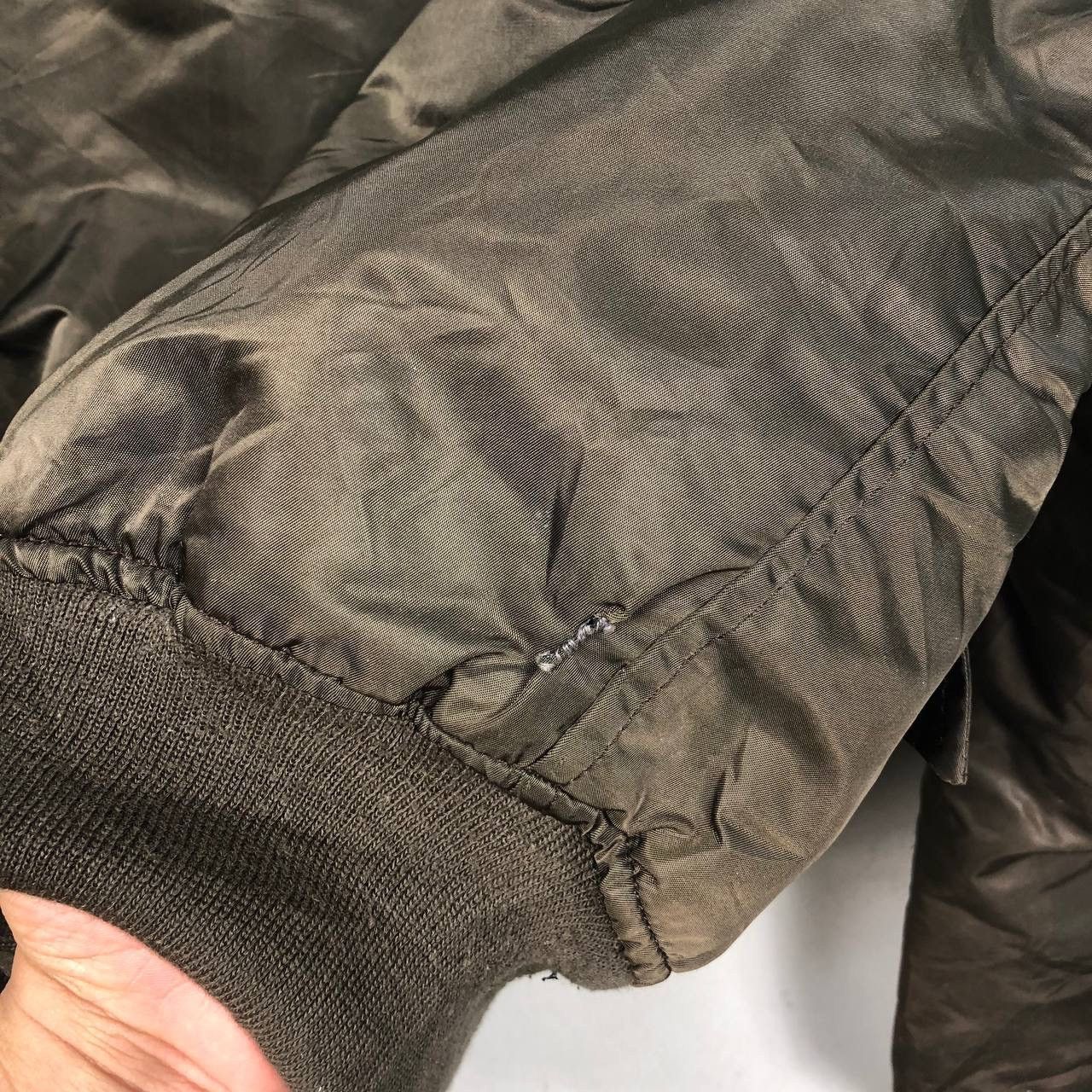 Army Of Me Vintage 80s USA Army Military Bomber Flight Jacket M Size US M / EU 48-50 / 2 - 9 Thumbnail
