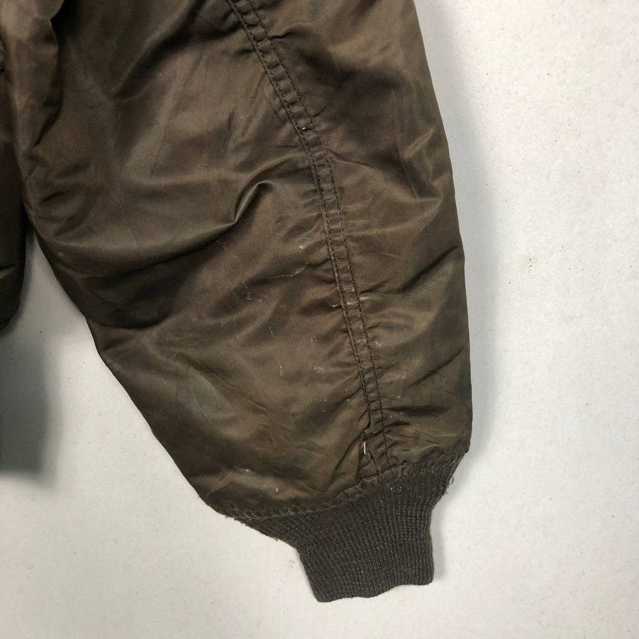 Army Of Me Vintage 80s USA Army Military Bomber Flight Jacket M Size US M / EU 48-50 / 2 - 10 Thumbnail