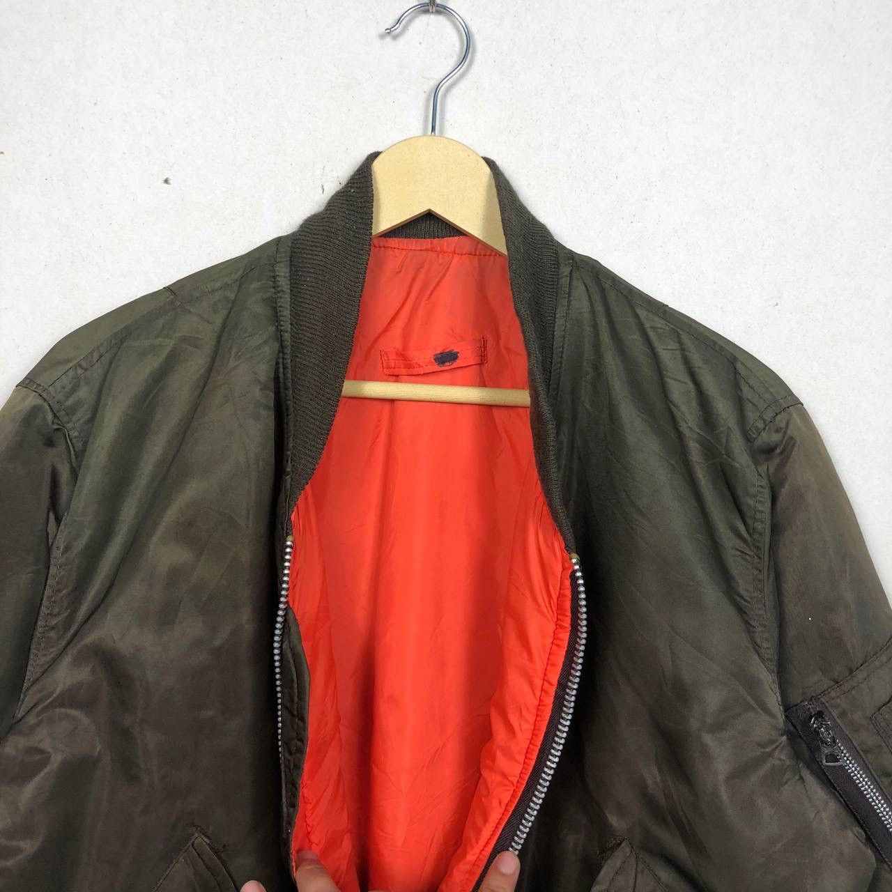 Army Of Me Vintage 80s USA Army Military Bomber Flight Jacket M Size US M / EU 48-50 / 2 - 5 Thumbnail