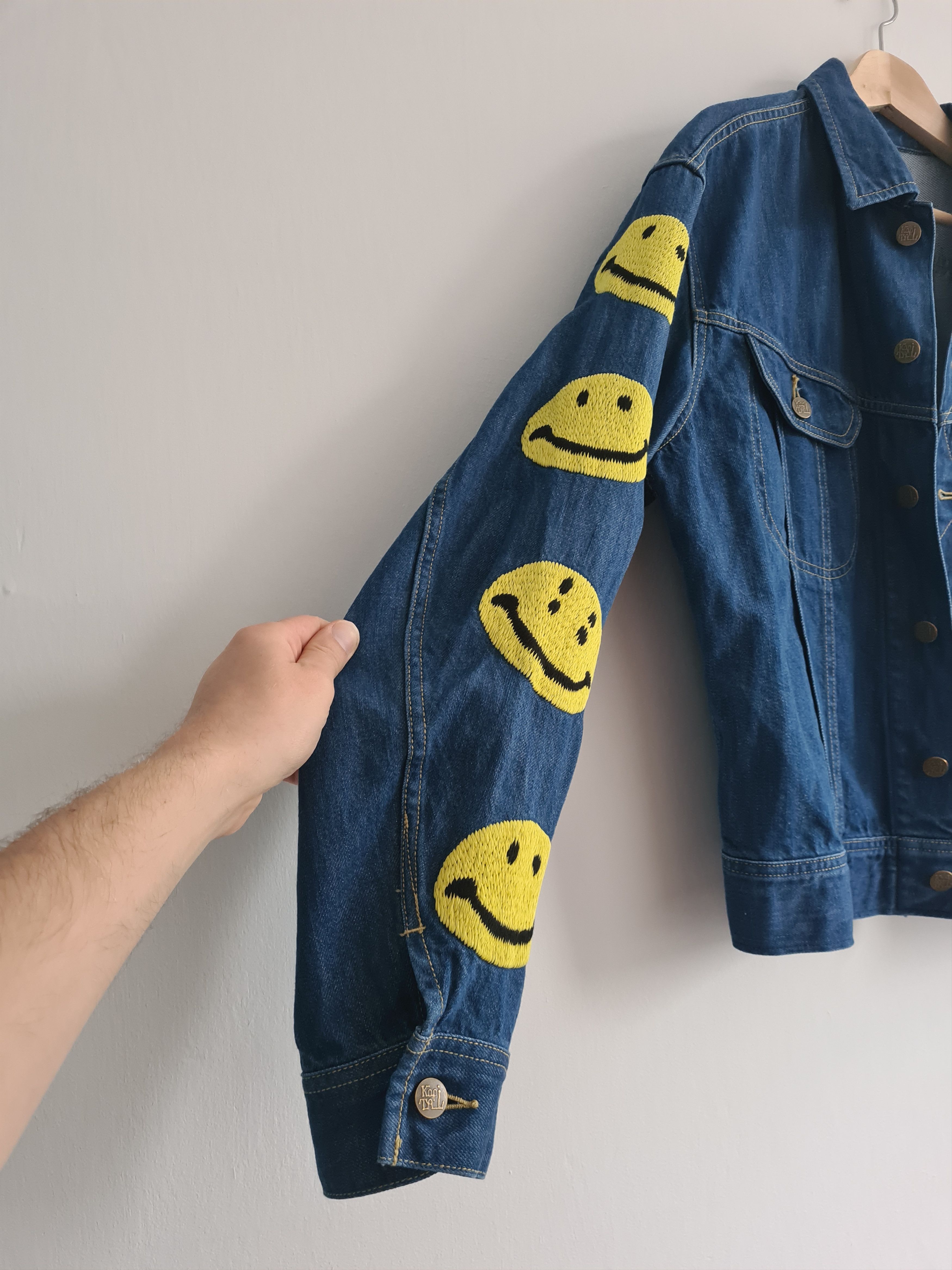 Kapital Westerner Smiley Denim Jacket Size US M / EU 48-50 / 2 - 5 Thumbnail