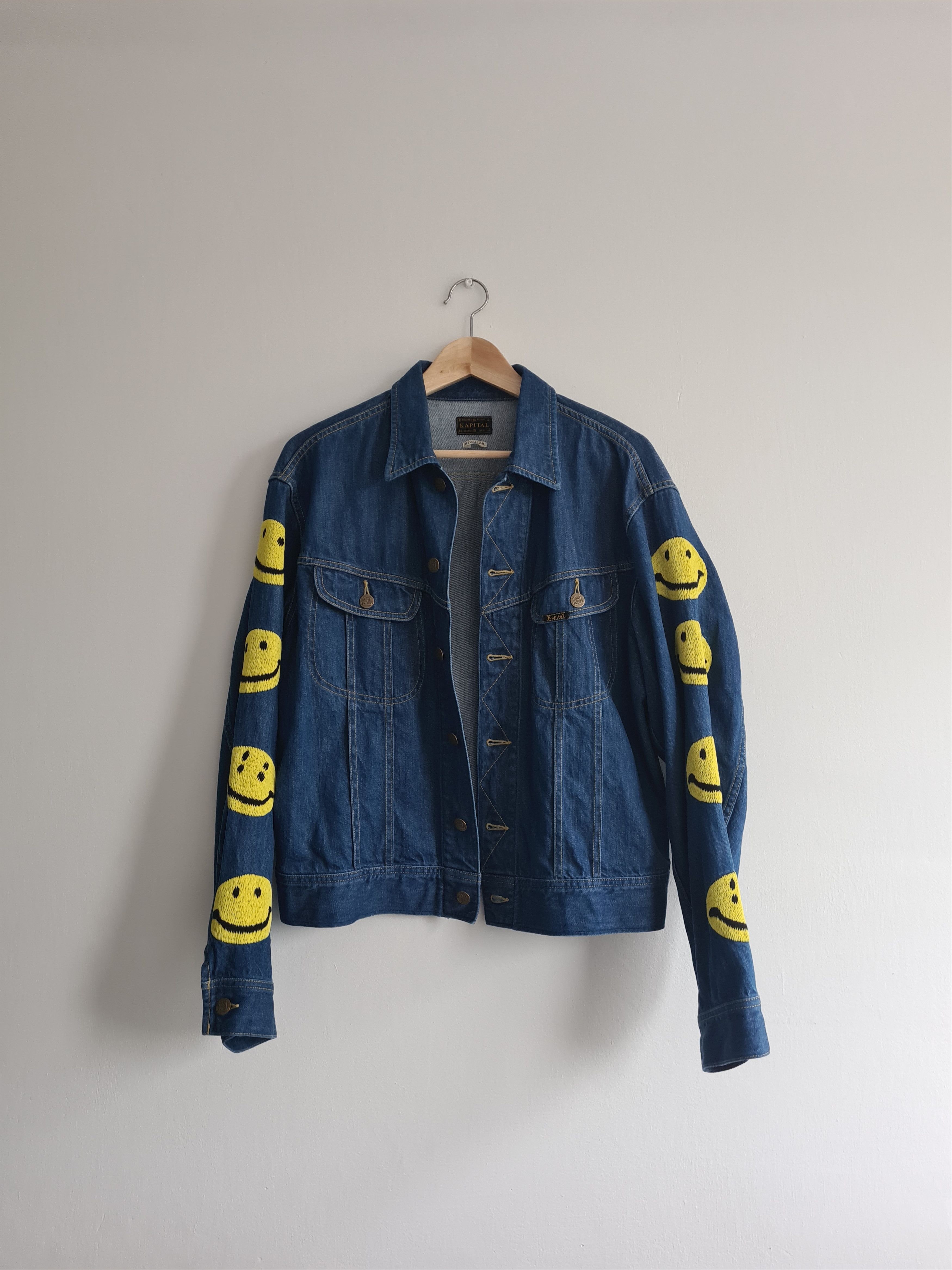 Kapital Westerner Smiley Denim Jacket Size US M / EU 48-50 / 2 - 4 Thumbnail
