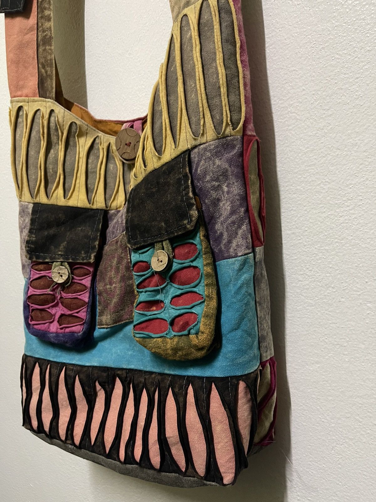 Japanese Brand × Other Sling Bag Custom Distressed Rare Design Size ONE SIZE - 6 Thumbnail
